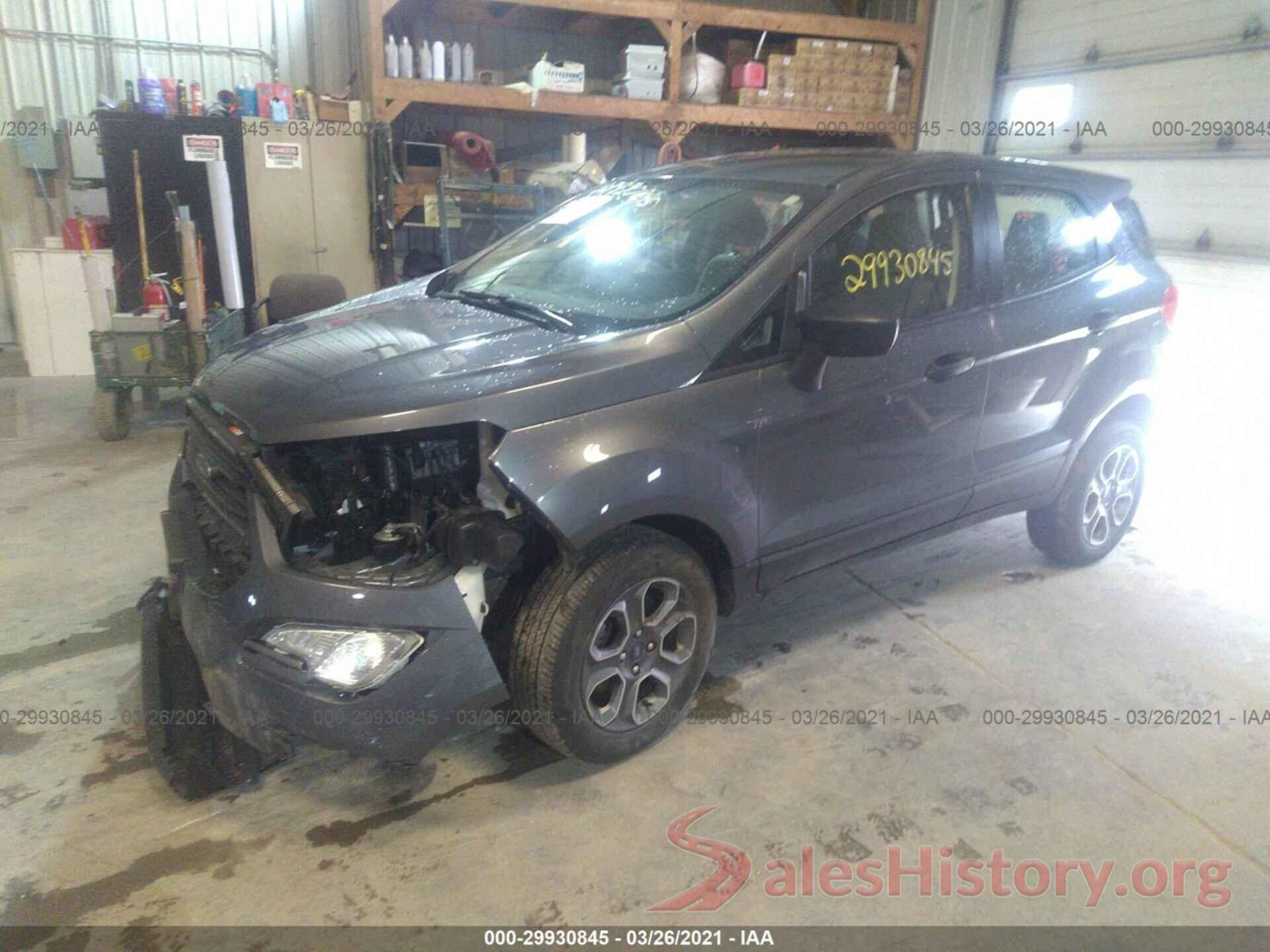 MAJ6S3FL3KC290488 2019 FORD ECOSPORT