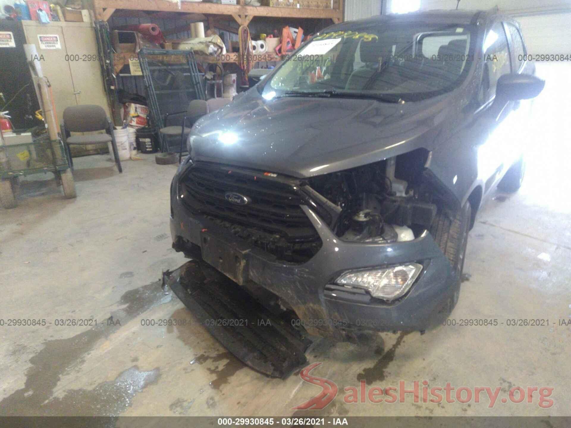 MAJ6S3FL3KC290488 2019 FORD ECOSPORT