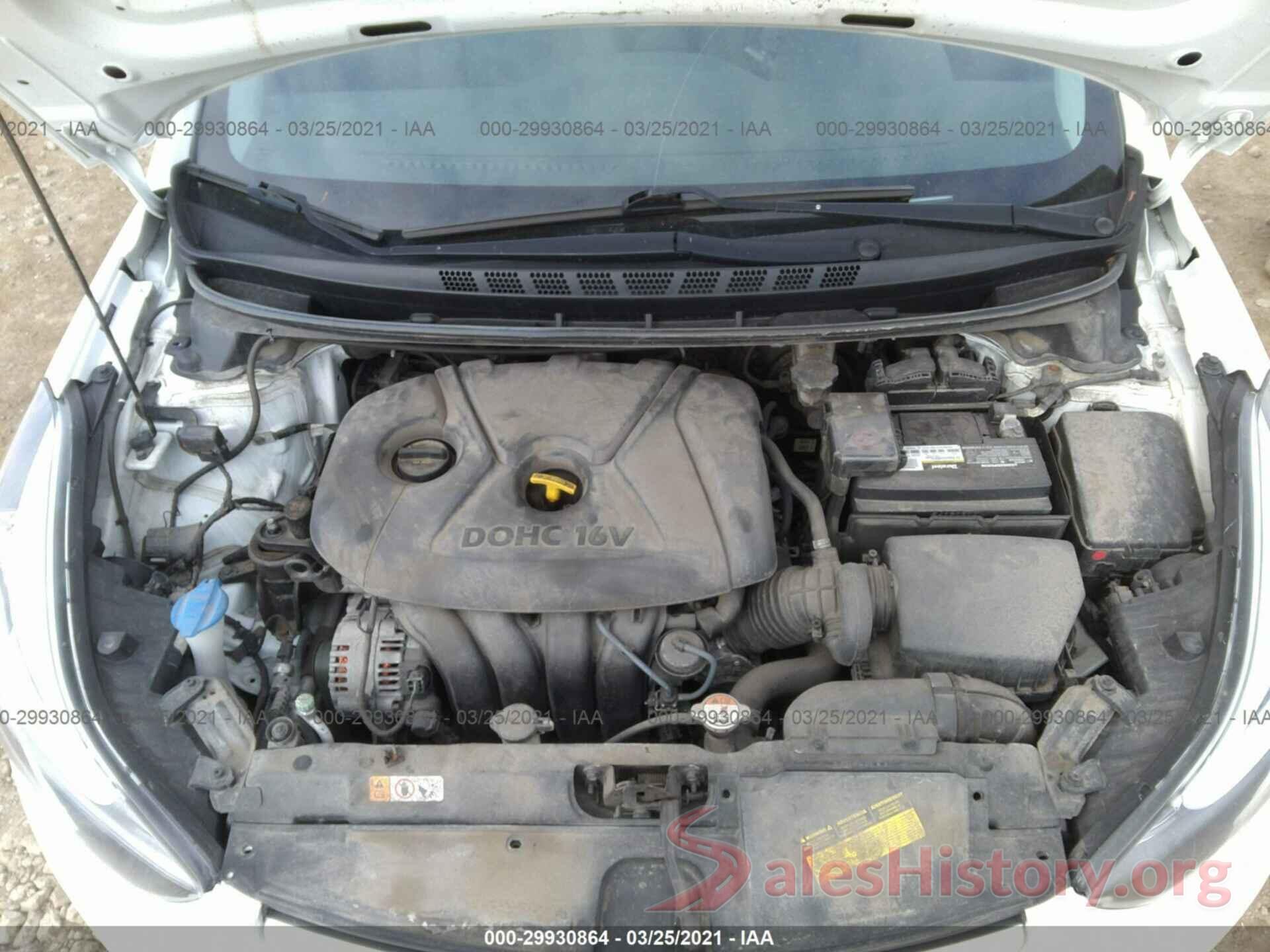 5NPDH4AE5GH753290 2016 HYUNDAI ELANTRA