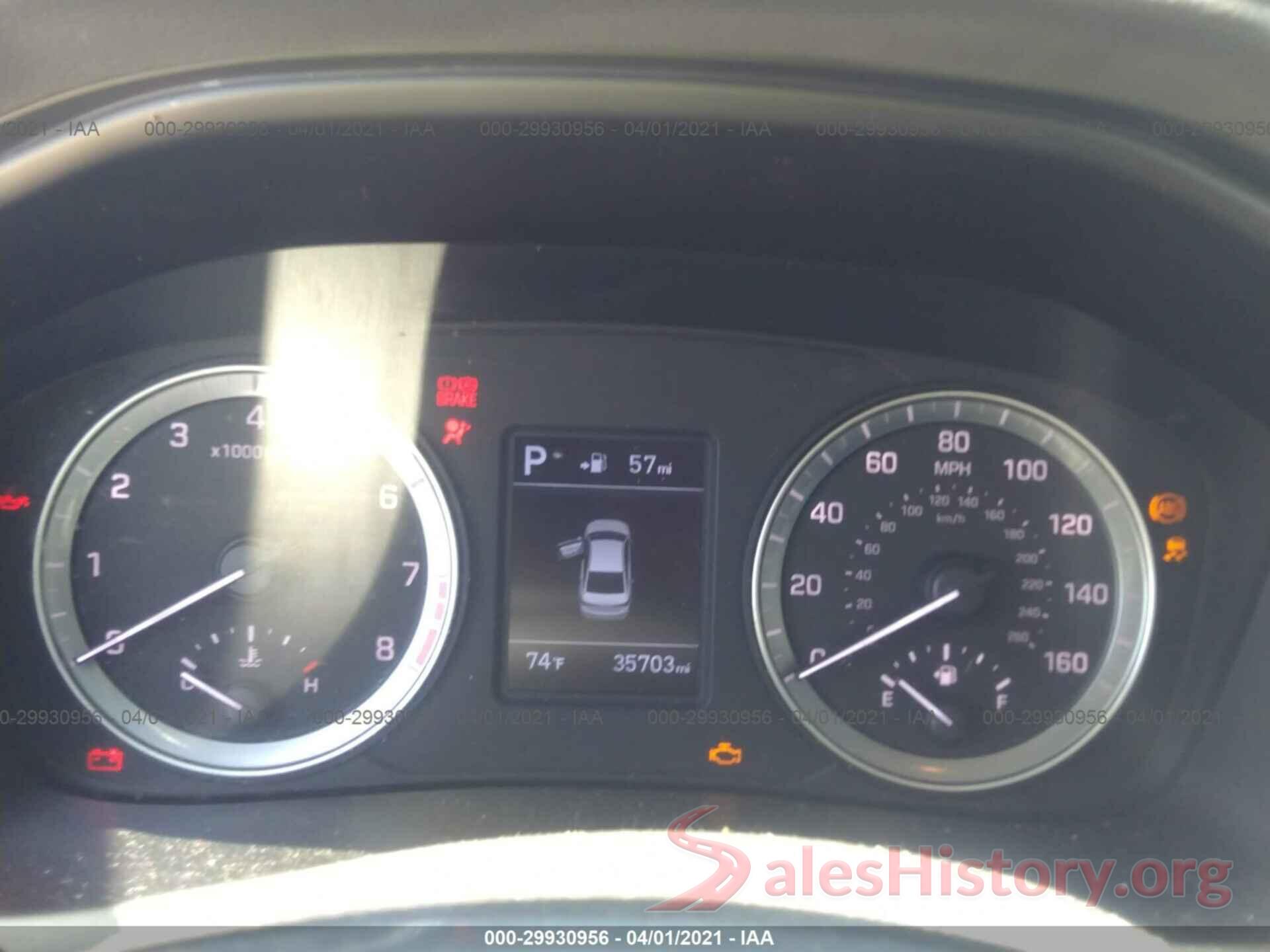 5NPE24AF5KH789729 2019 HYUNDAI SONATA