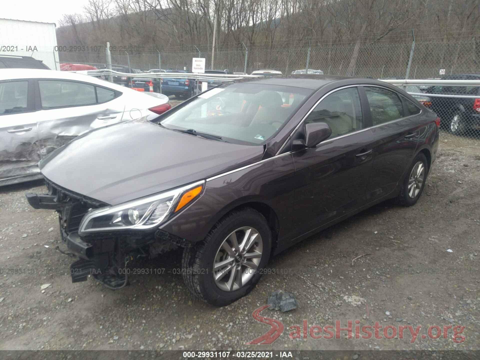 5NPE24AF9HH549222 2017 HYUNDAI SONATA