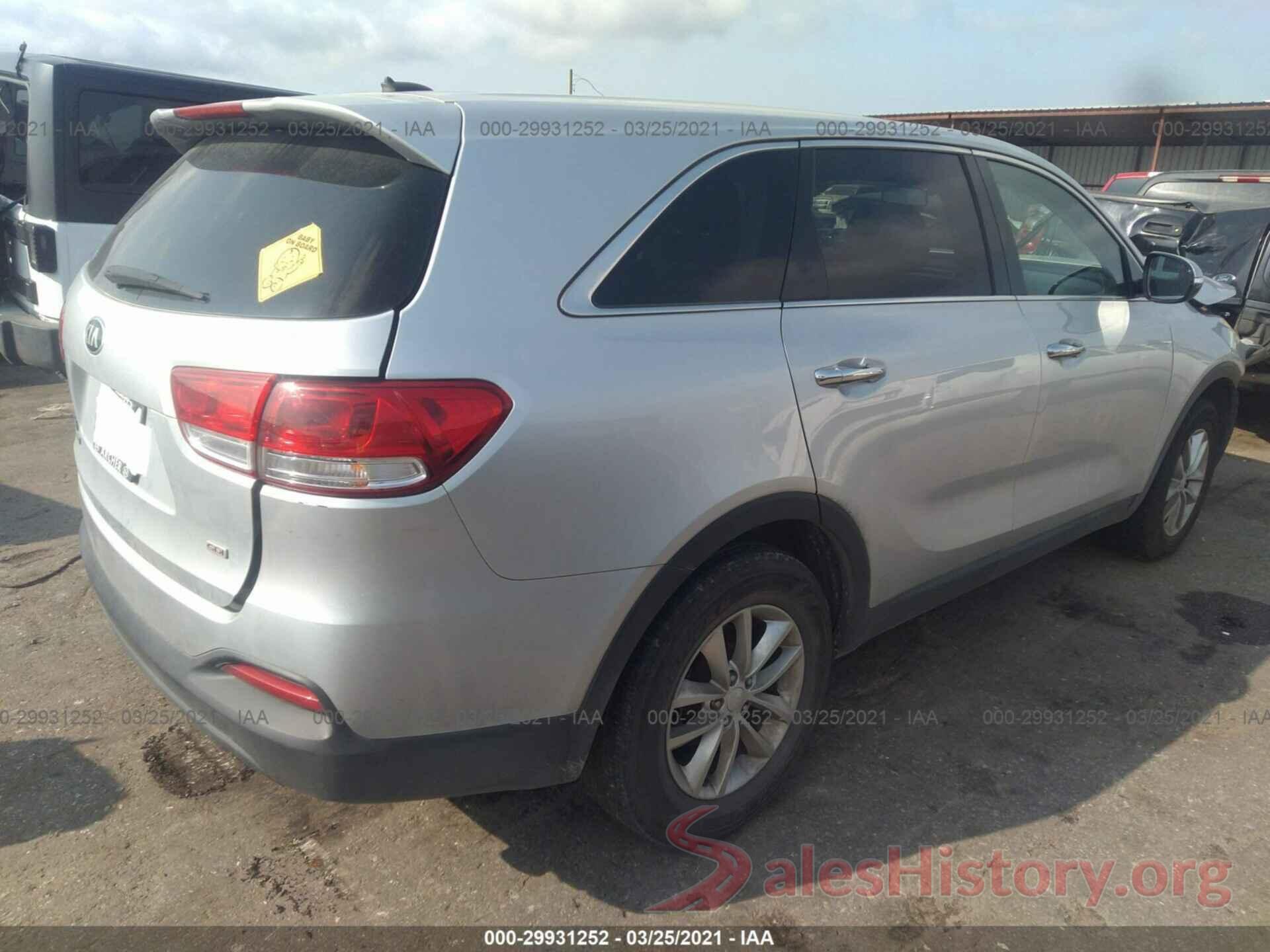 5XYPG4A30GG115874 2016 KIA SORENTO