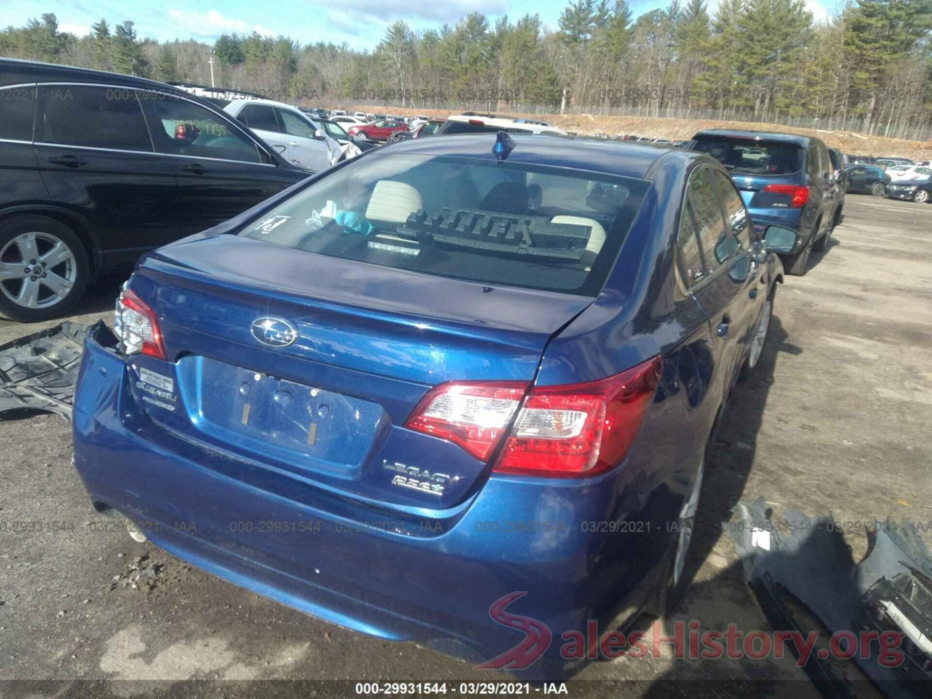 4S3BNAH69G3038389 2016 SUBARU LEGACY