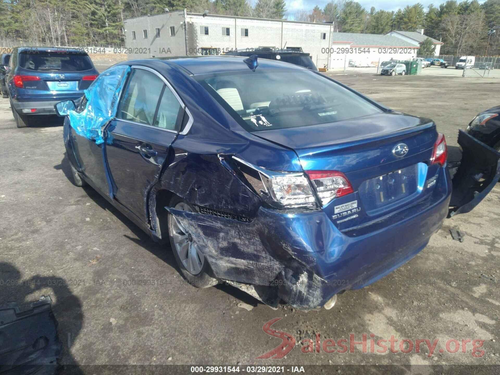 4S3BNAH69G3038389 2016 SUBARU LEGACY