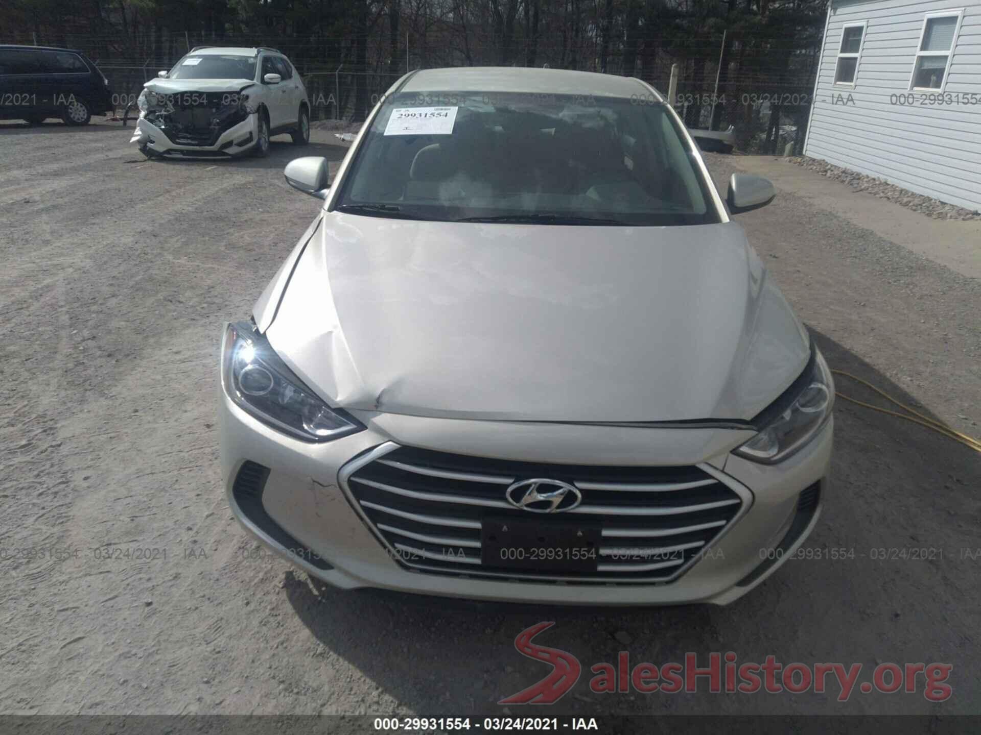 5NPD84LF9HH204196 2017 HYUNDAI ELANTRA