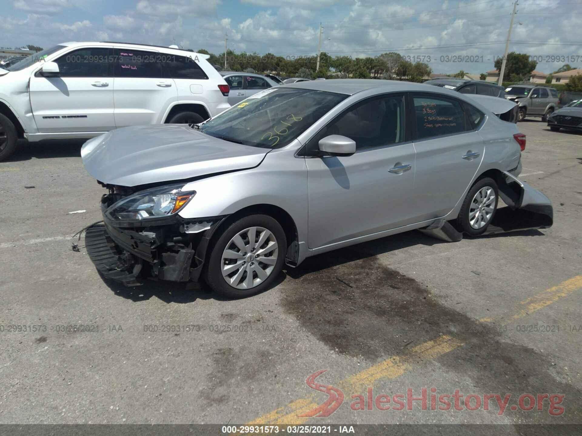 3N1AB7AP4KY413618 2019 NISSAN SENTRA