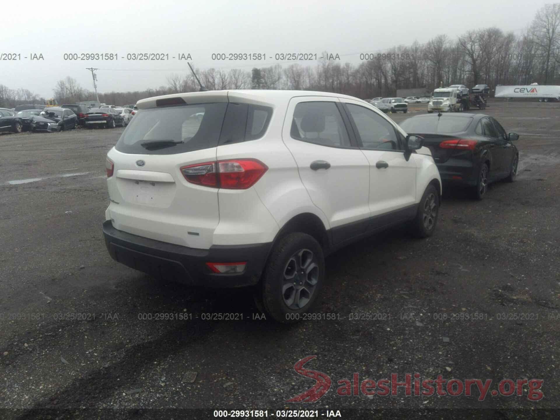 MAJ3S2FE0KC306757 2019 FORD ECOSPORT