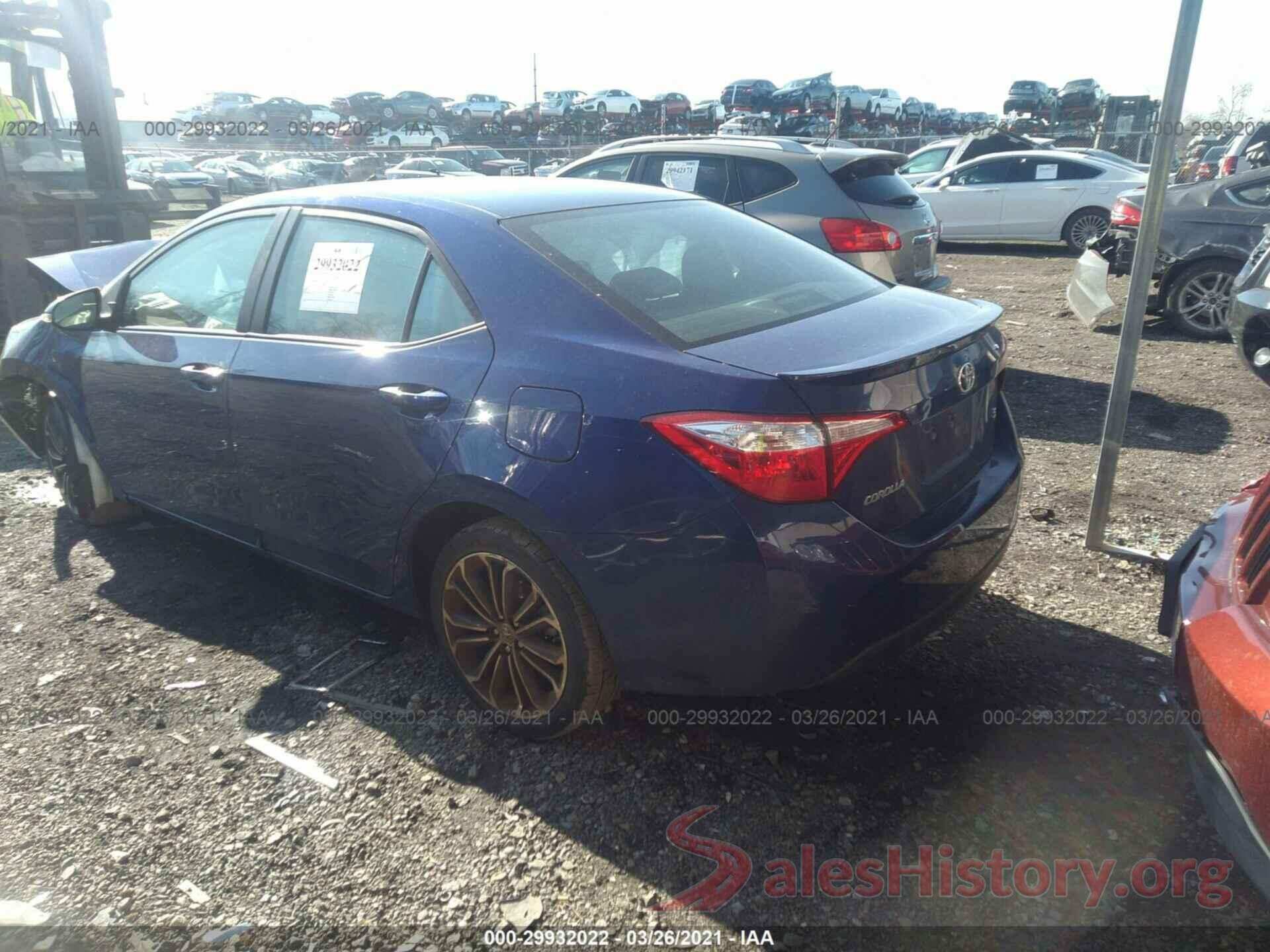 2T1BURHE5GC618707 2016 TOYOTA COROLLA