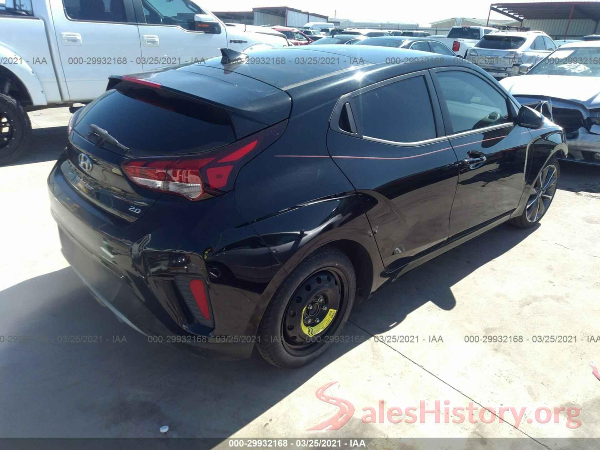 KMHTG6AF3KU013802 2019 HYUNDAI VELOSTER