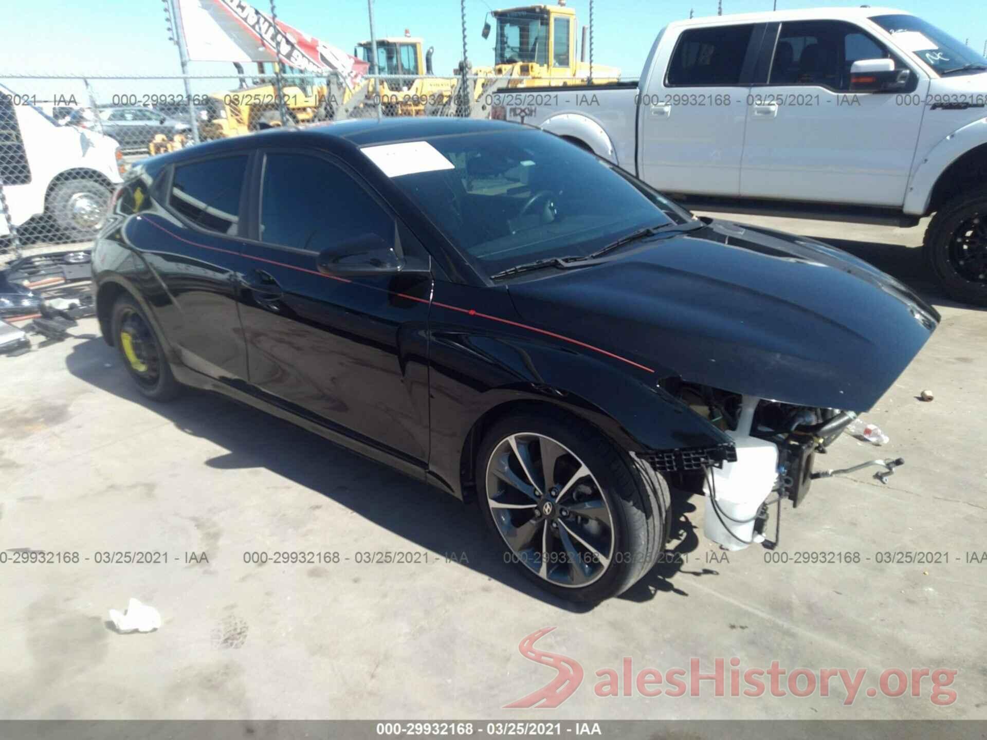 KMHTG6AF3KU013802 2019 HYUNDAI VELOSTER