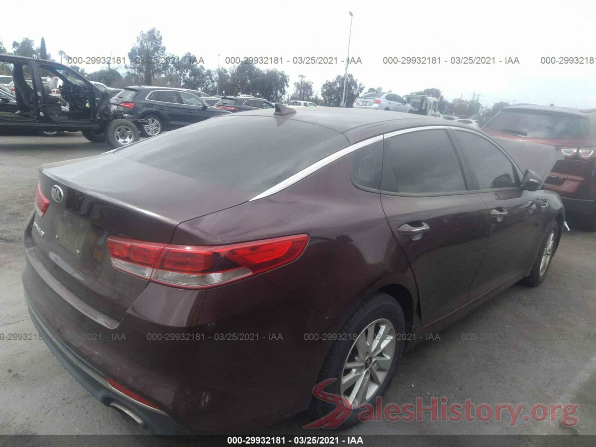 5XXGT4L38GG023571 2016 KIA OPTIMA