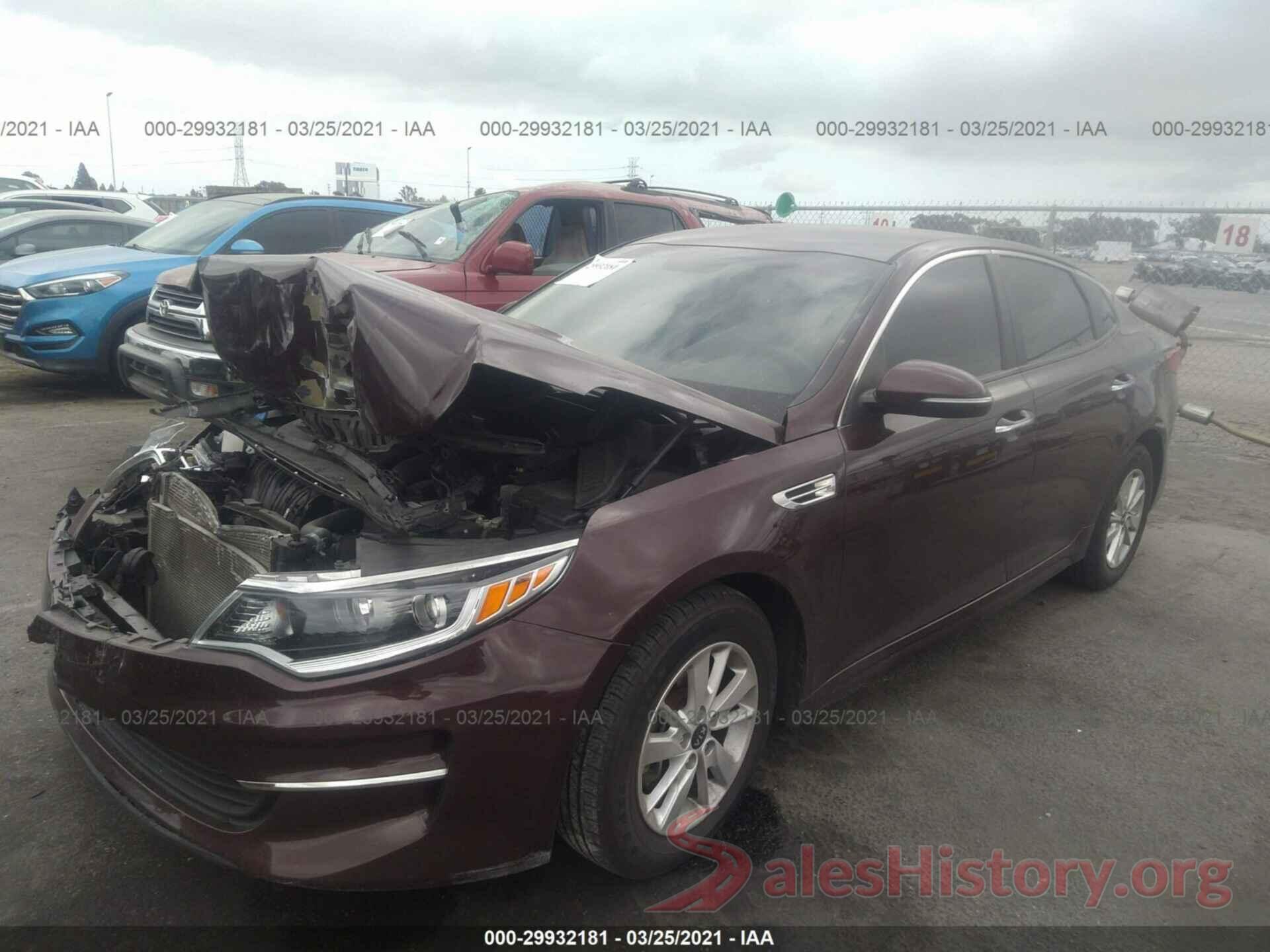 5XXGT4L38GG023571 2016 KIA OPTIMA