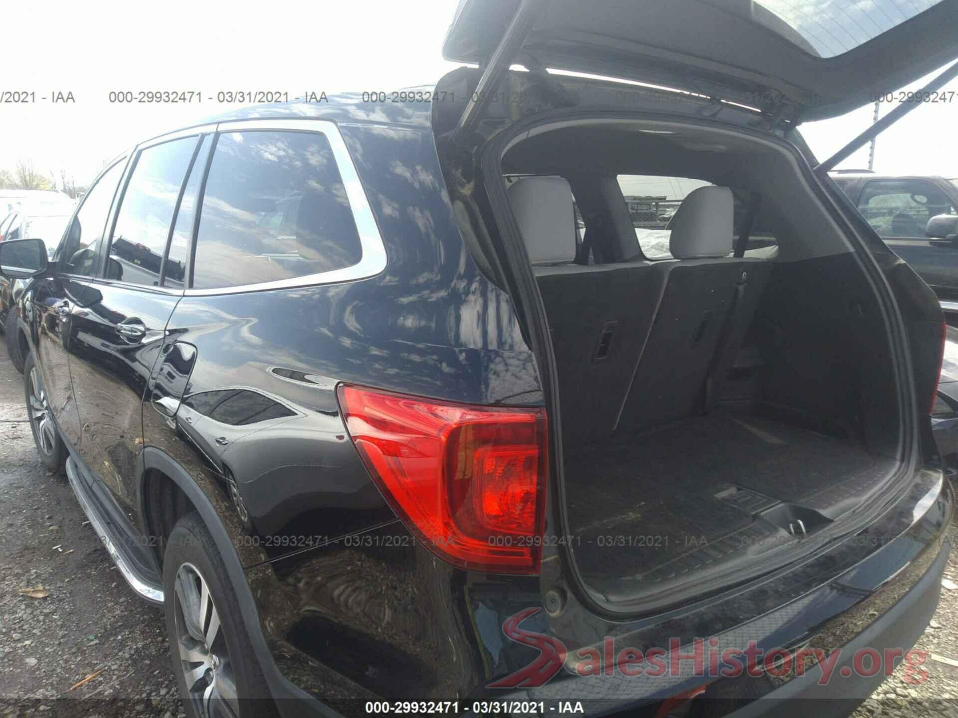 5FNYF6H84HB050721 2017 HONDA PILOT