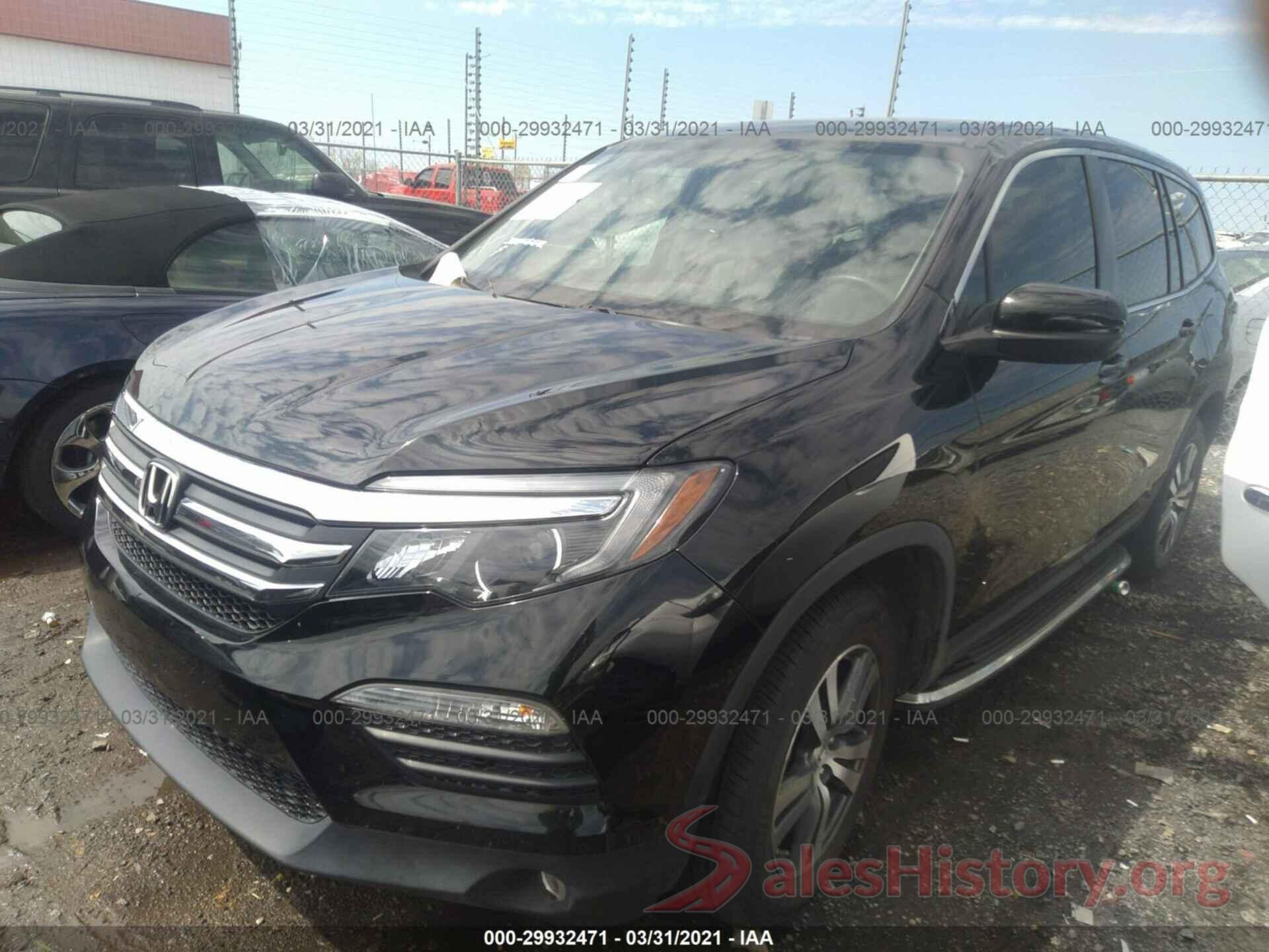 5FNYF6H84HB050721 2017 HONDA PILOT