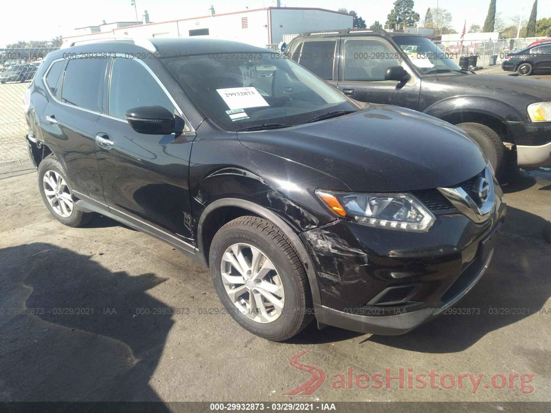 KNMAT2MTXGP702209 2016 NISSAN ROGUE