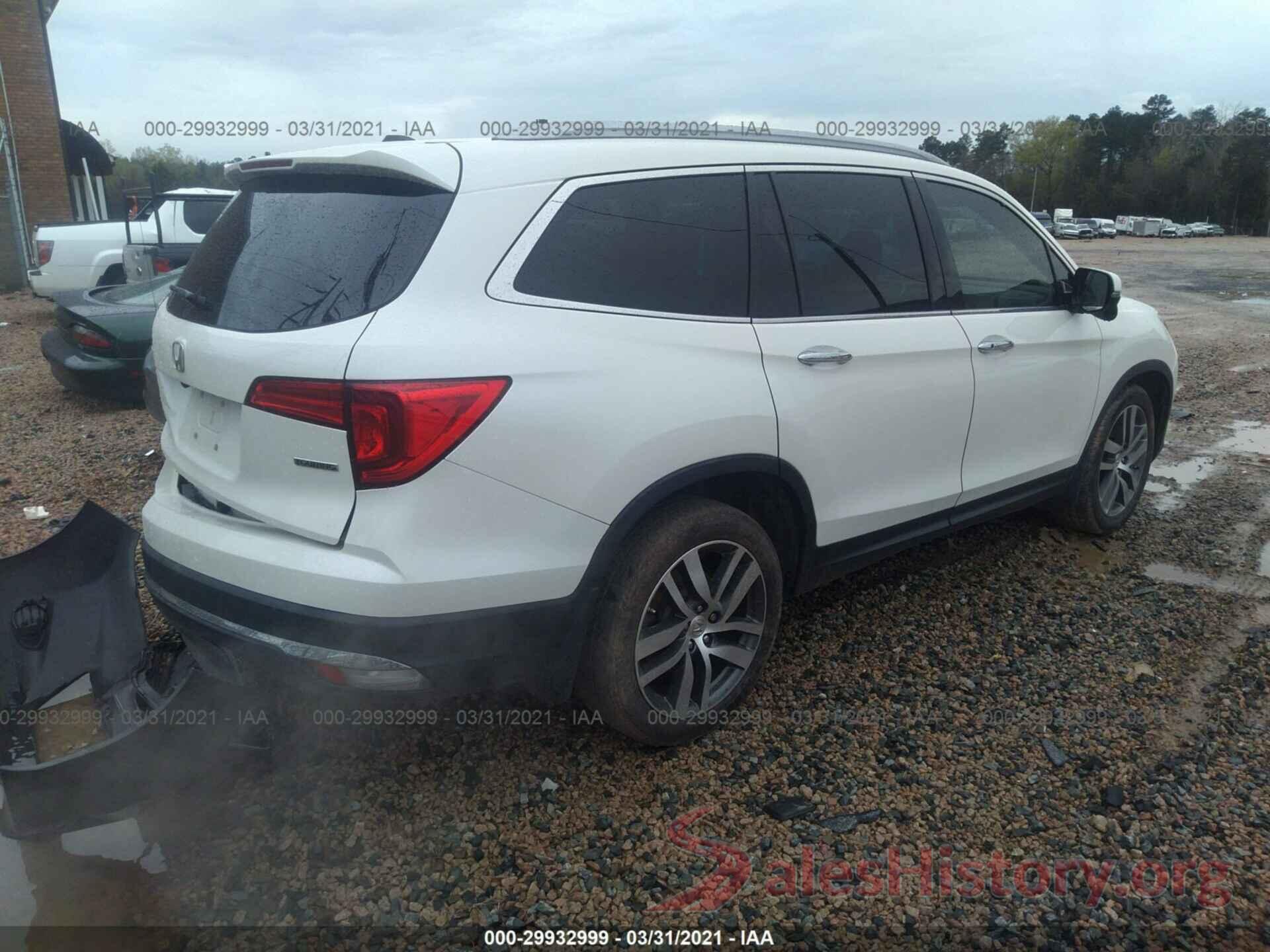 5FNYF5H98HB002769 2017 HONDA PILOT