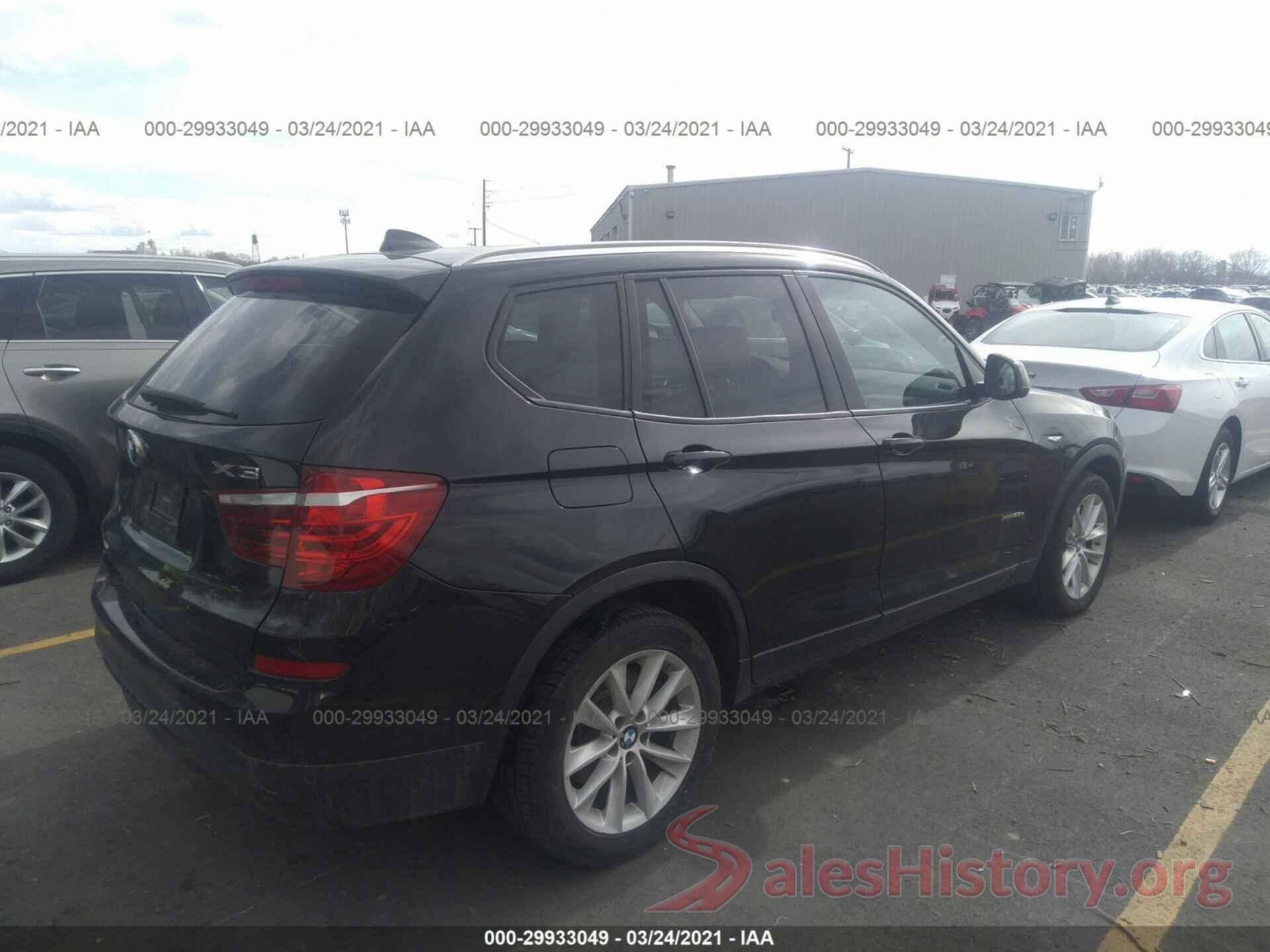 5UXWY3C59G0N88291 2016 BMW X3