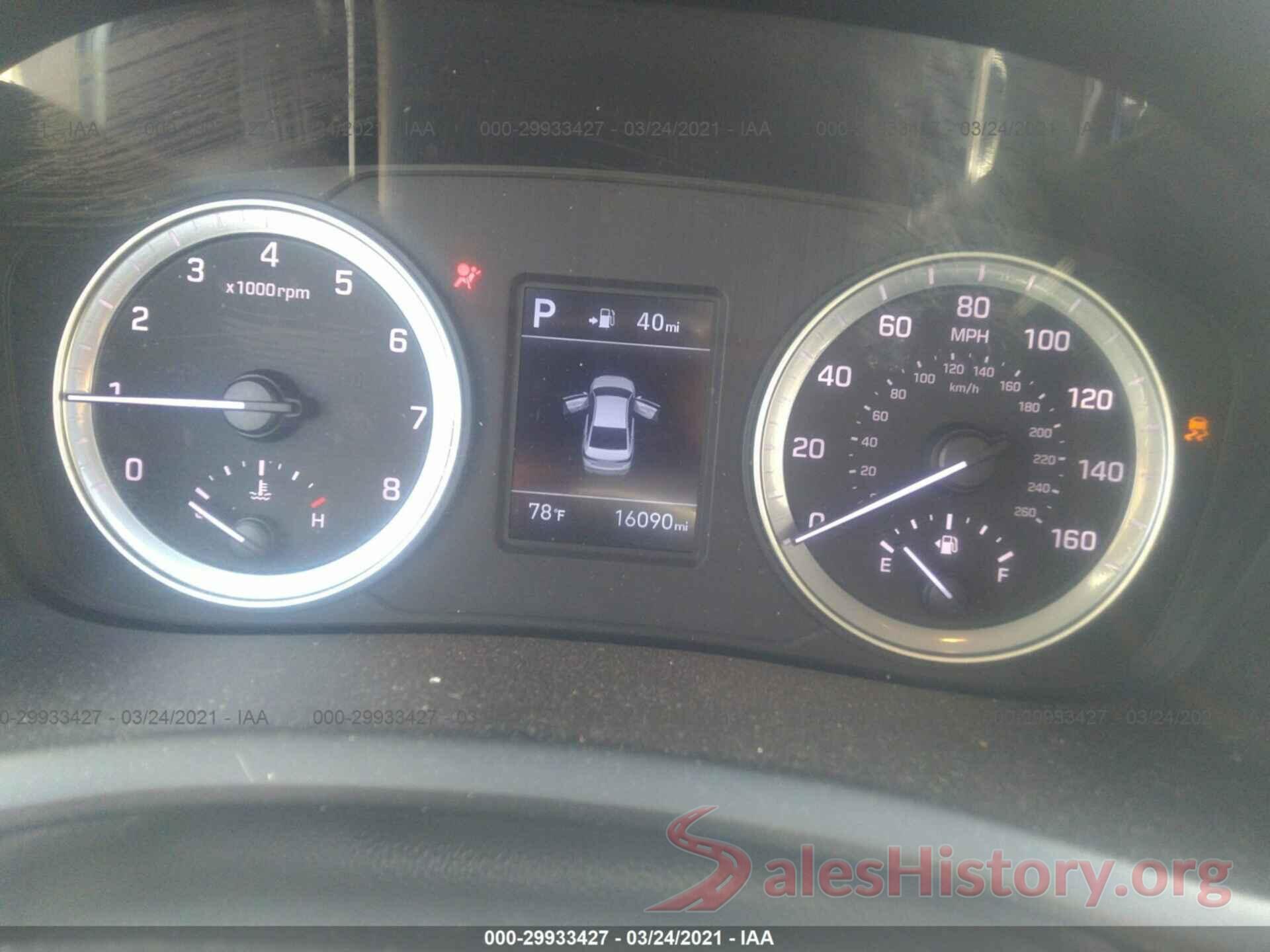 5NPE24AF6KH751233 2019 HYUNDAI SONATA