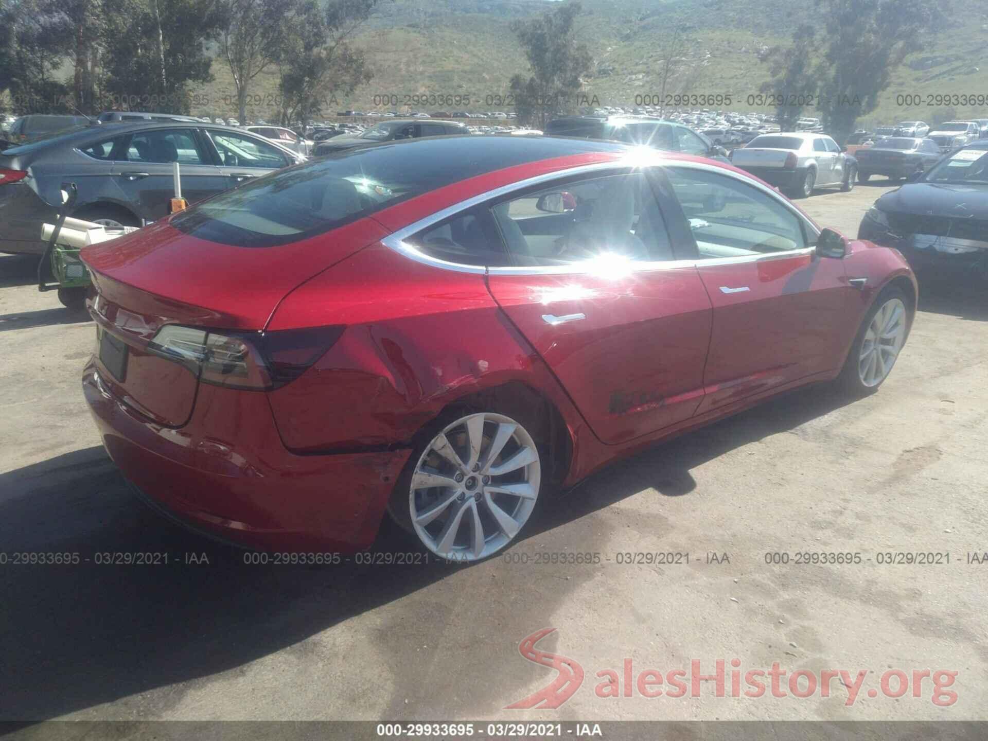 5YJ3E1EA9KF302395 2019 TESLA MODEL 3