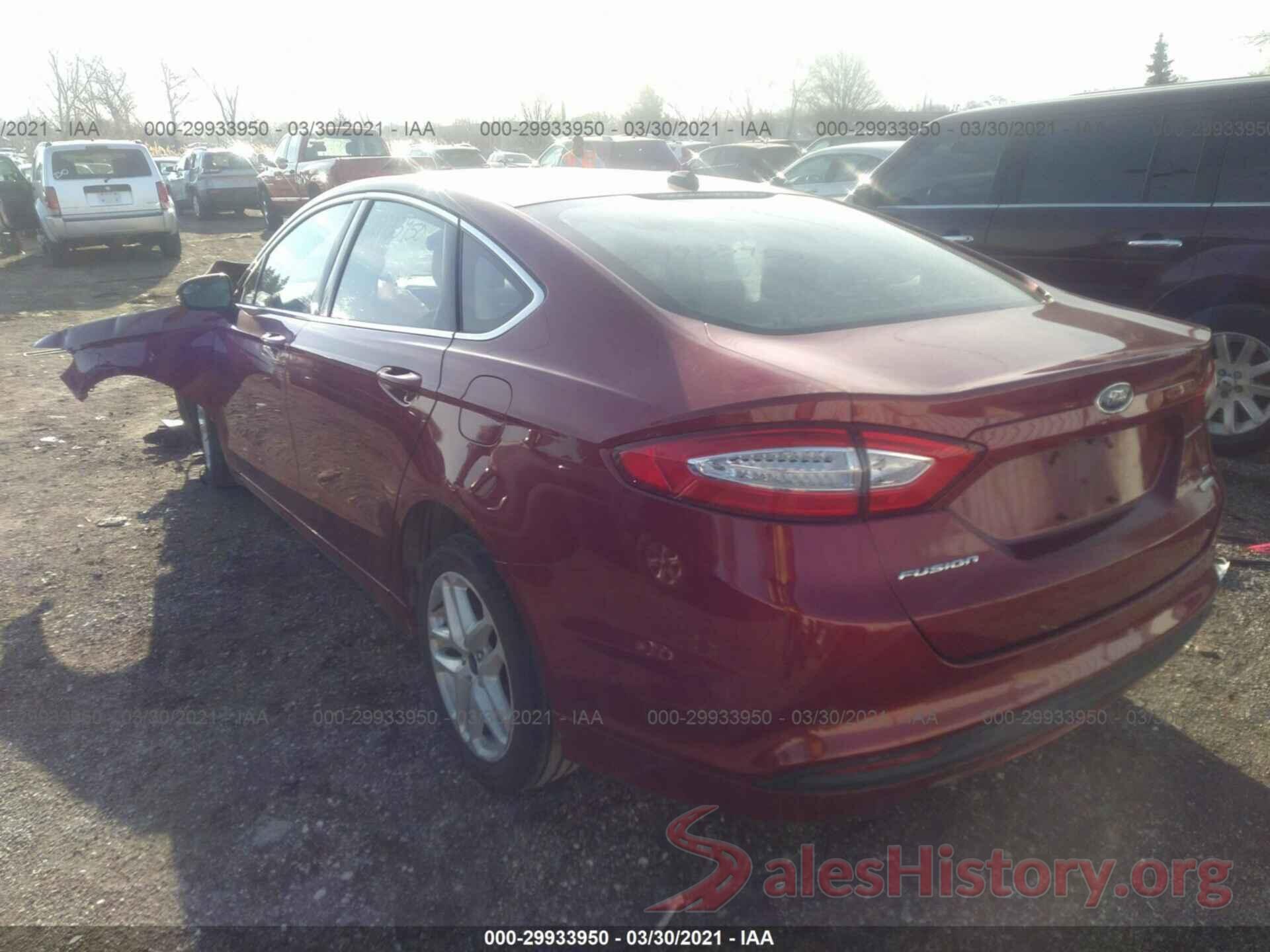 3FA6P0HD0GR113234 2016 FORD FUSION