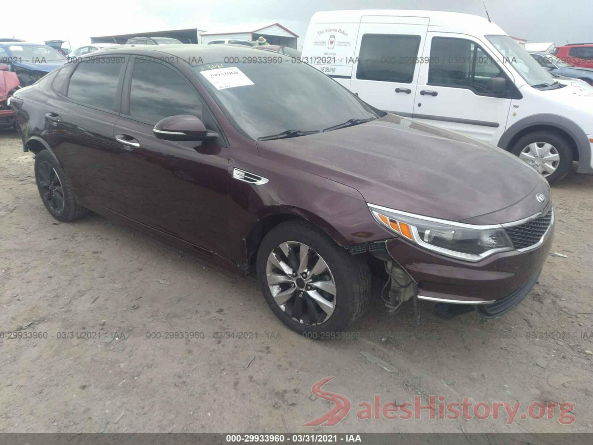 5XXGT4L31GG063376 2016 KIA OPTIMA