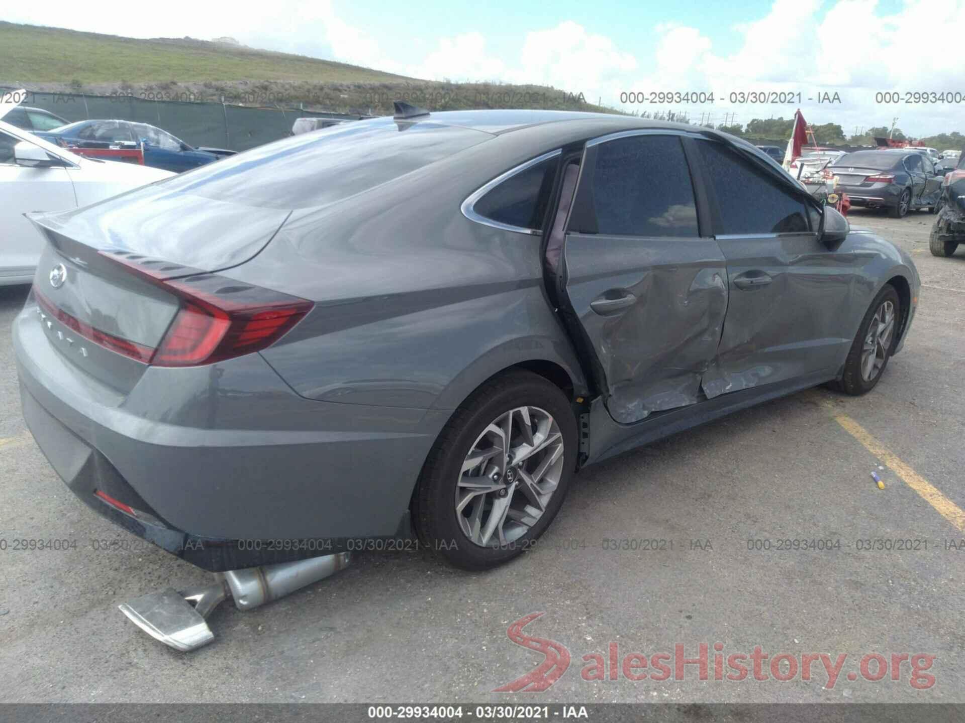 5NPEL4JA4MH091567 2021 HYUNDAI SONATA