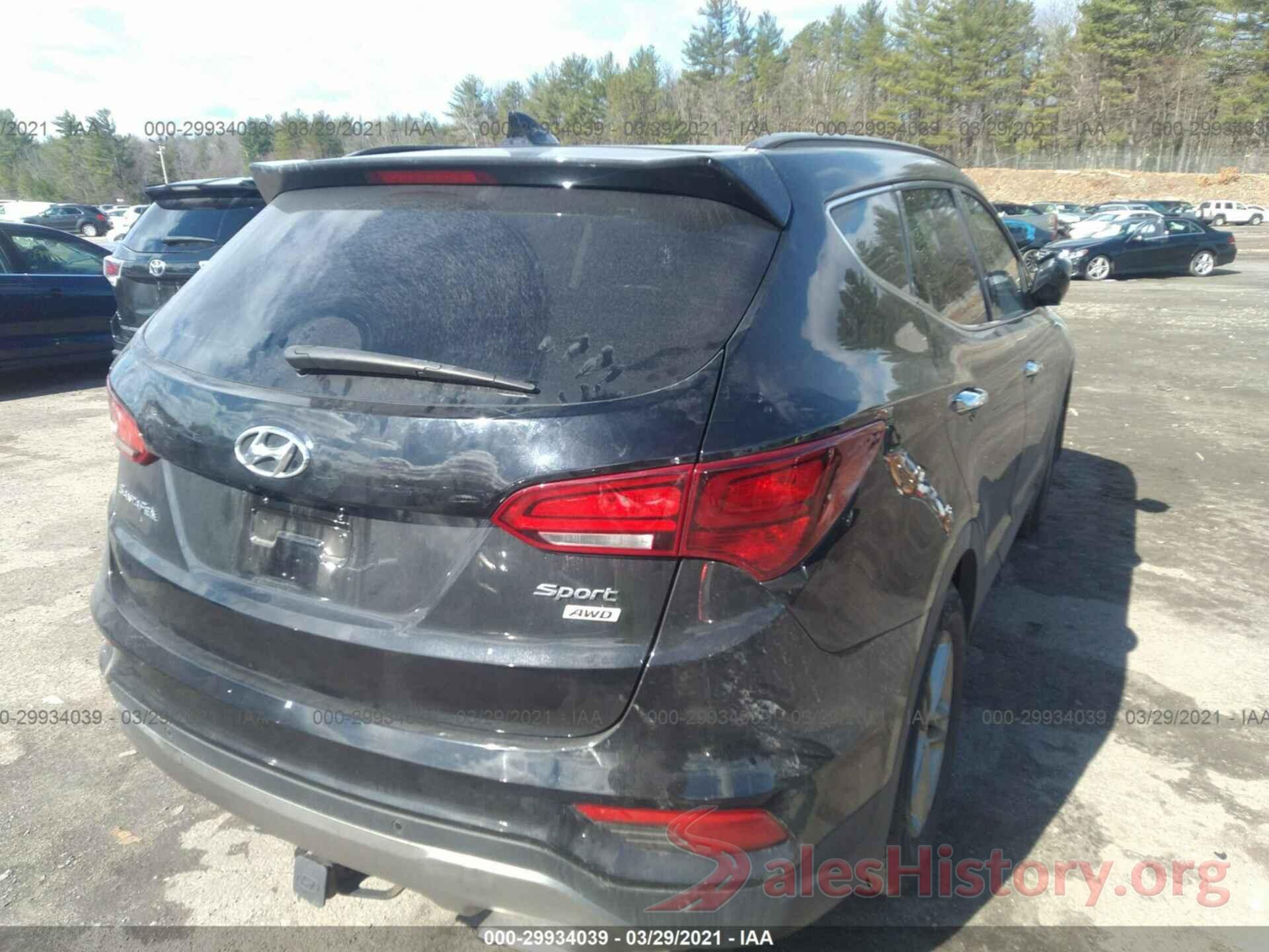 5XYZUDLB6JG529092 2018 HYUNDAI SANTA FE SPORT