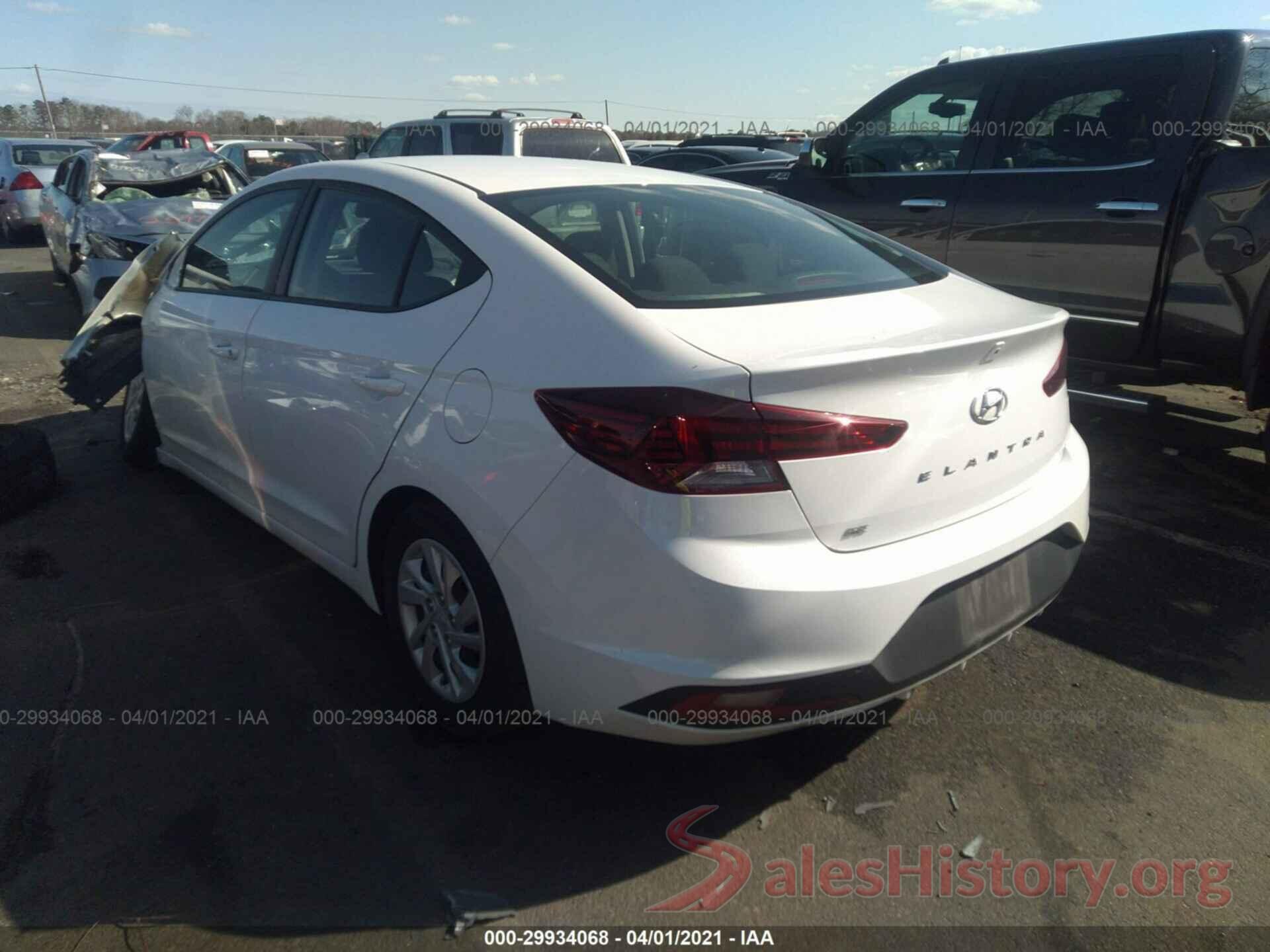 5NPD74LF6KH445563 2019 HYUNDAI ELANTRA