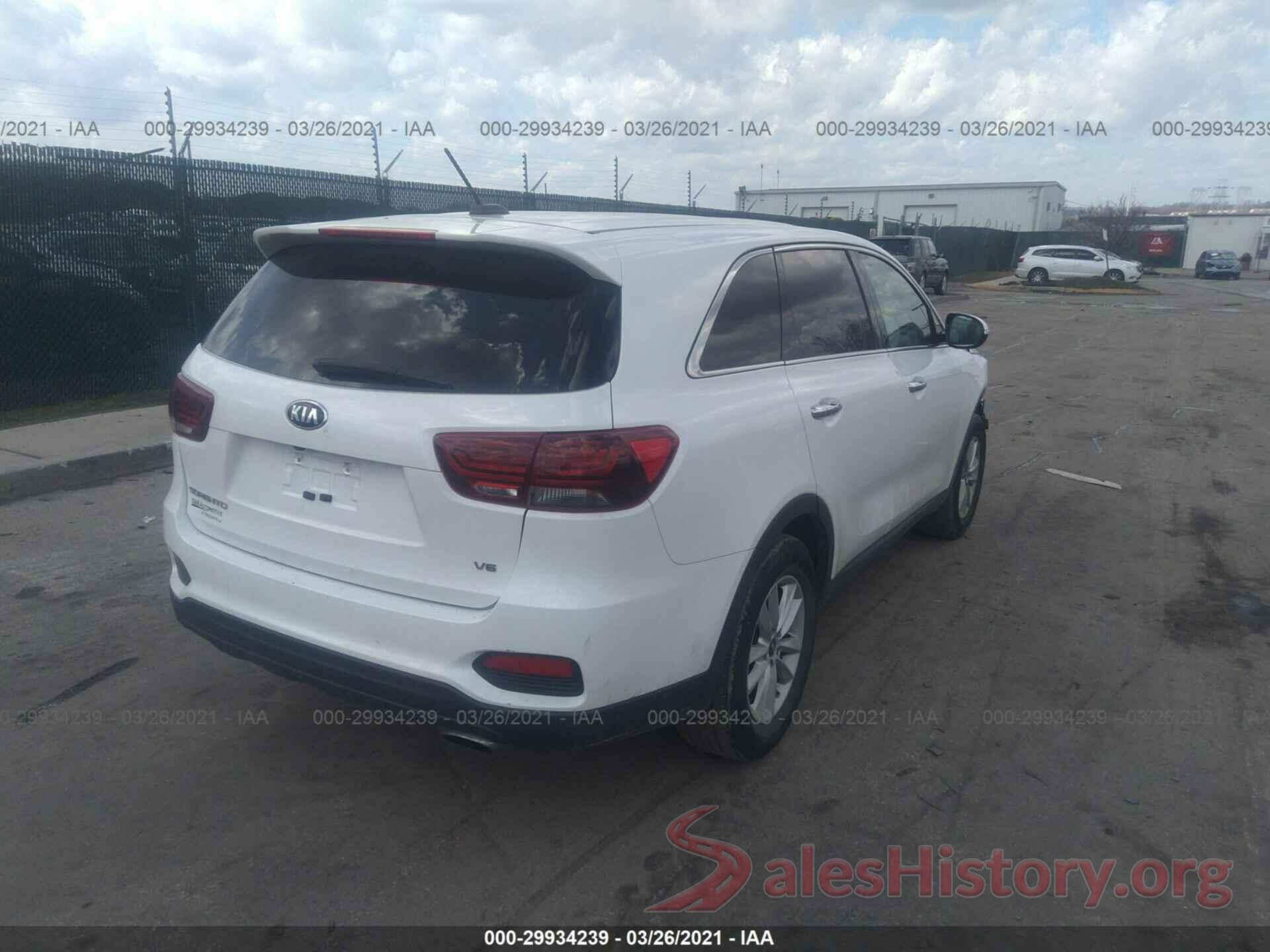 5XYPG4A59KG473114 2019 KIA SORENTO