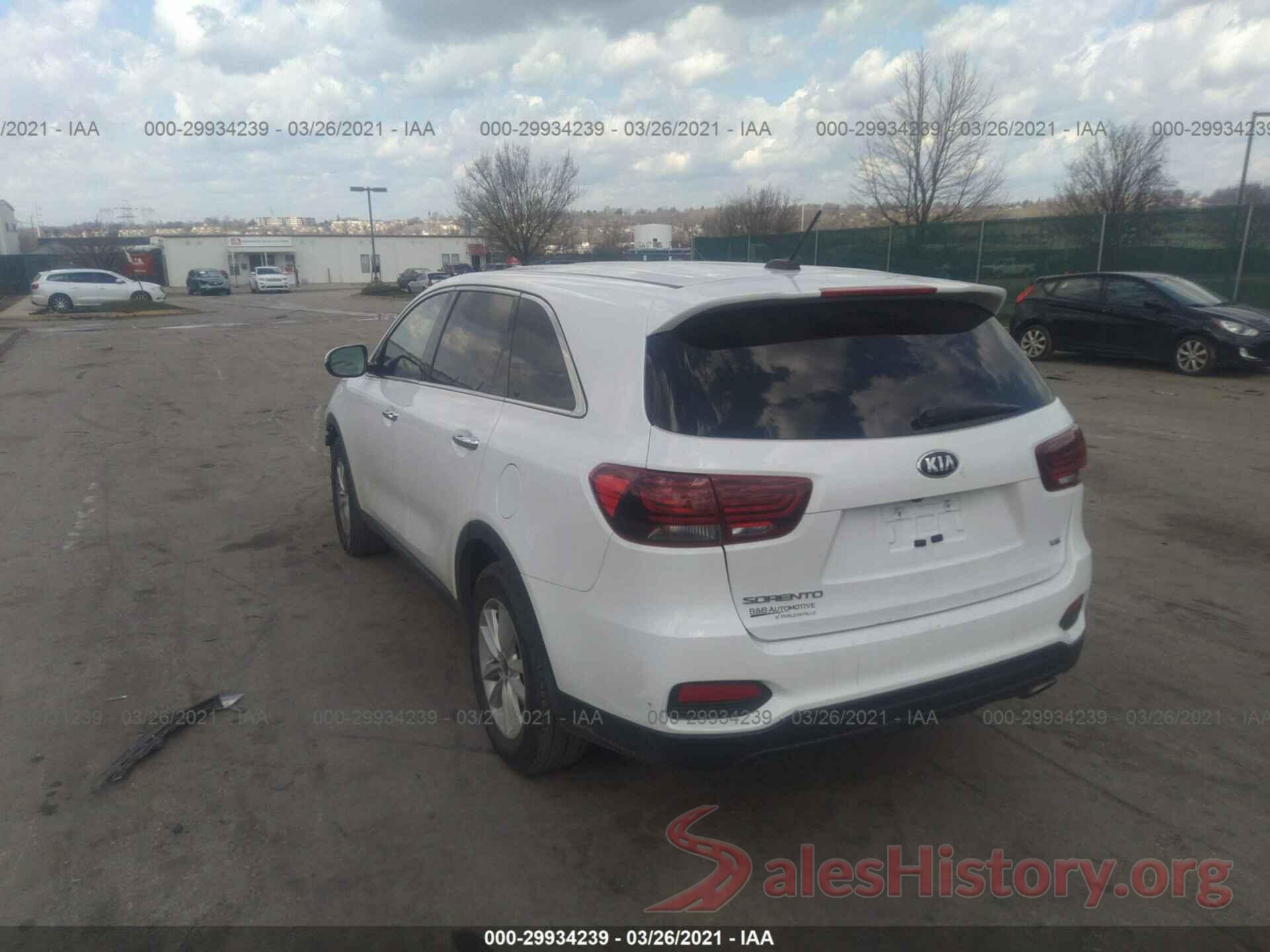 5XYPG4A59KG473114 2019 KIA SORENTO