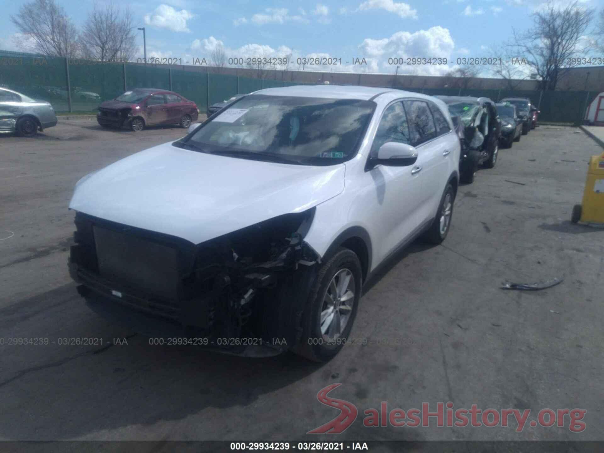 5XYPG4A59KG473114 2019 KIA SORENTO