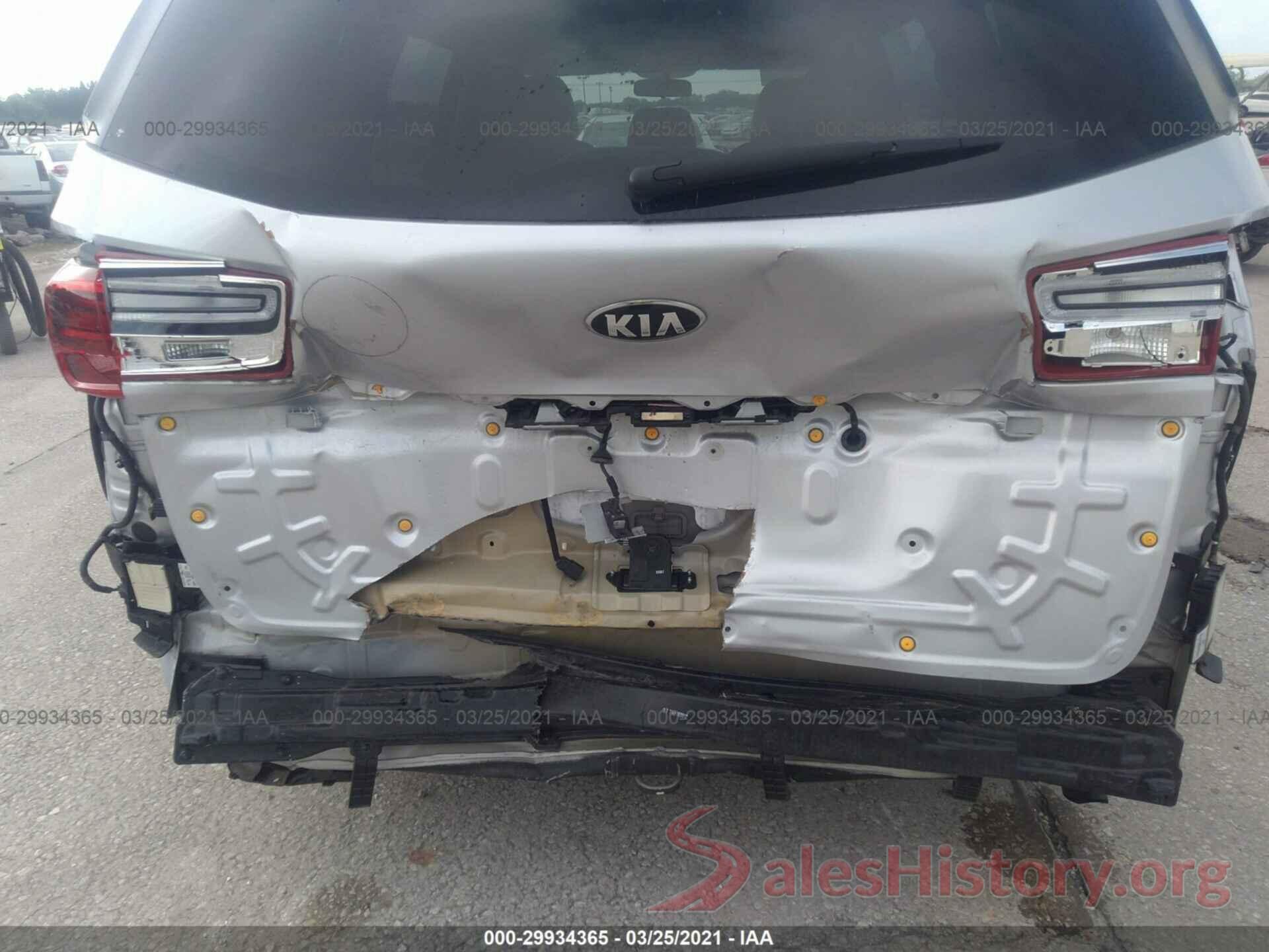 KNDMB5C11K6502870 2019 KIA SEDONA