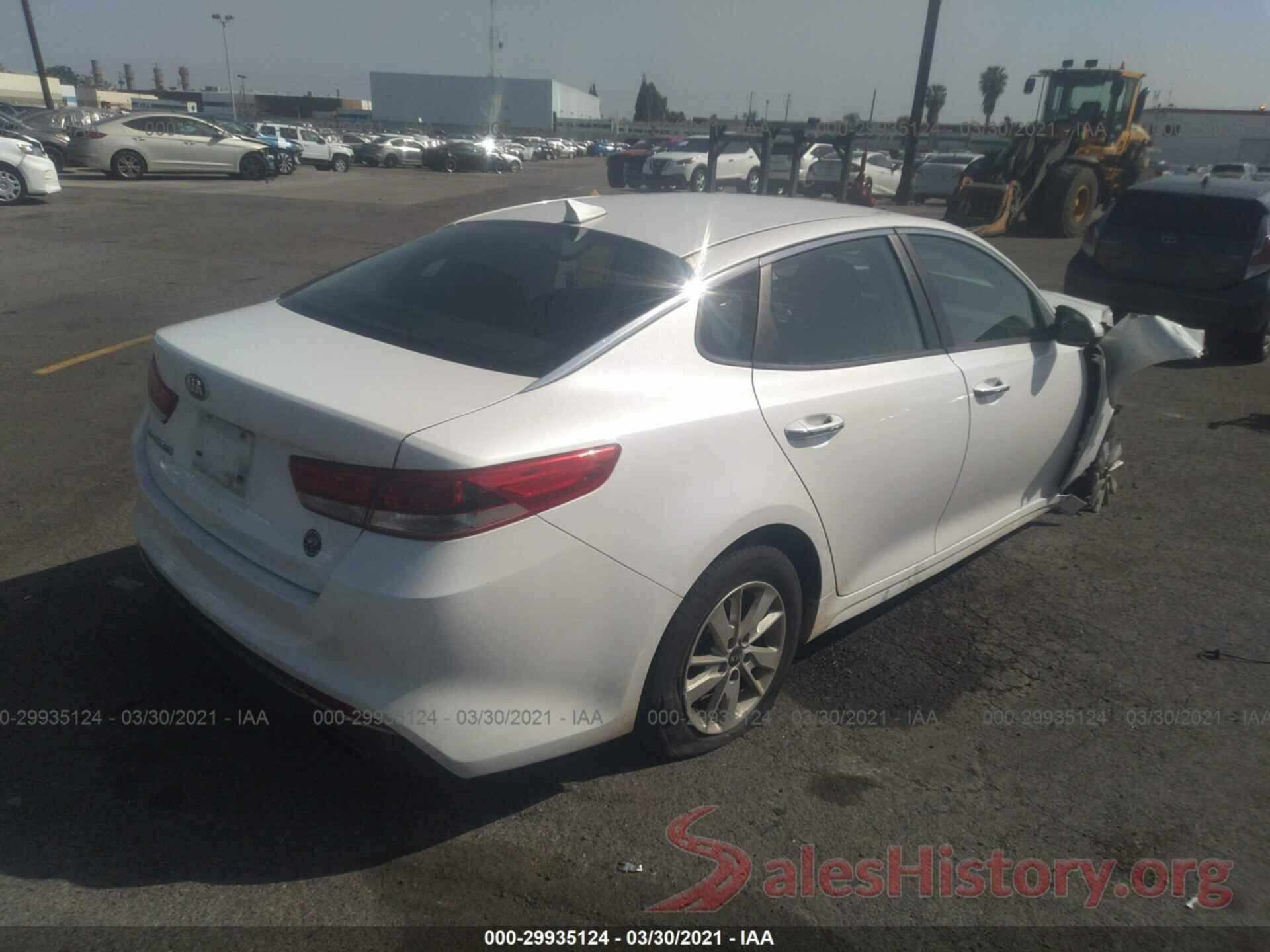 KNAGT4L3XG5106937 2016 KIA OPTIMA