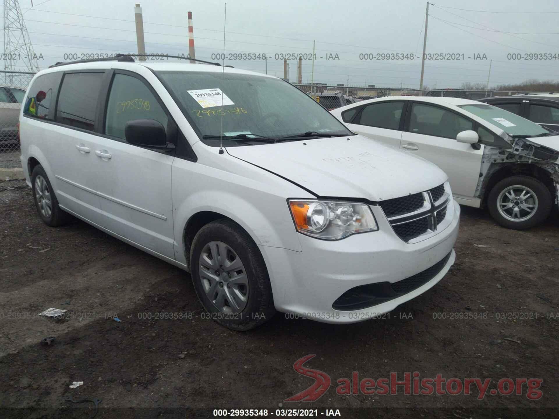 2C4RDGBG8GR170136 2016 DODGE GRAND CARAVAN