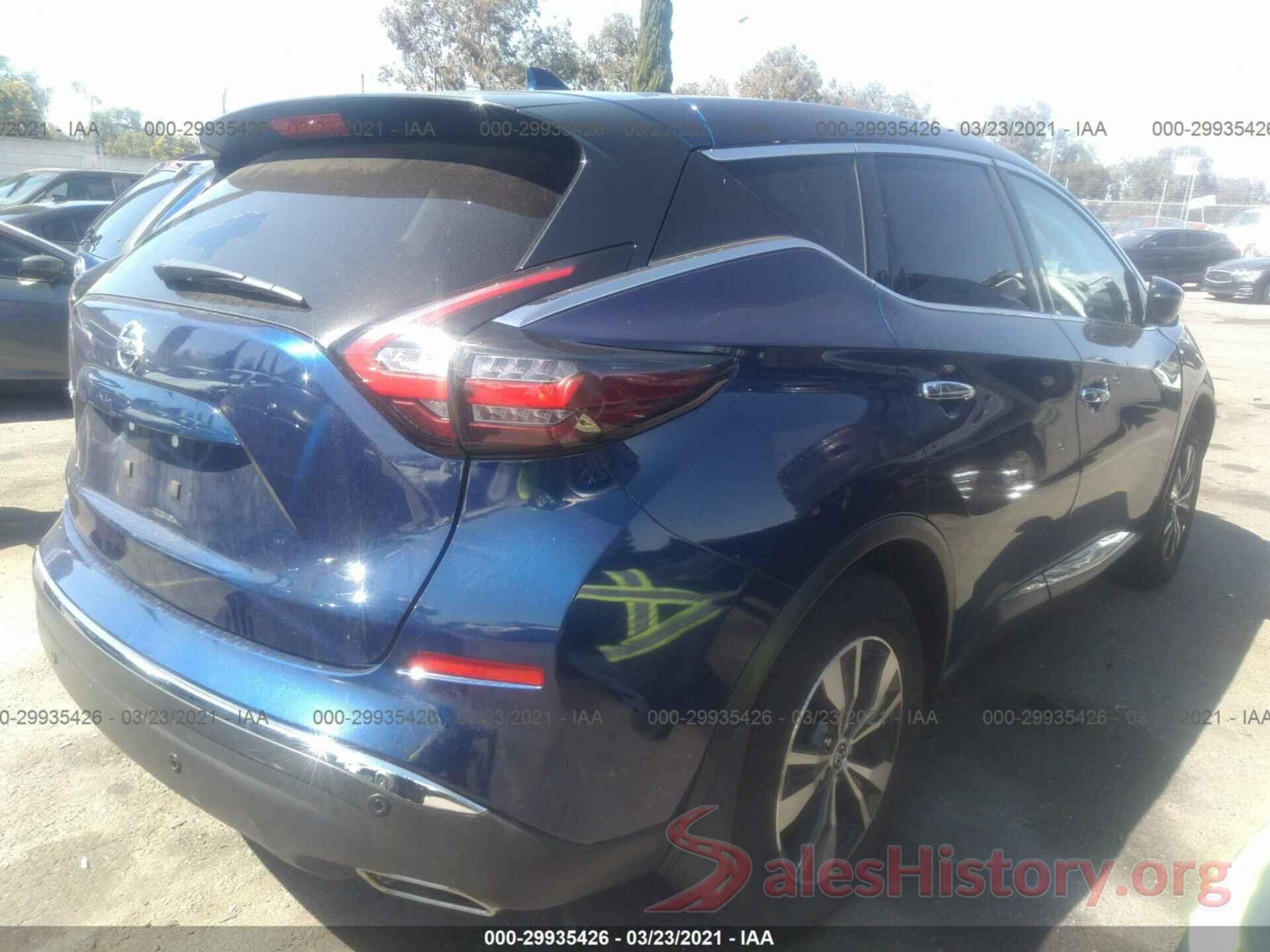 5N1AZ2AJ6LN127111 2020 NISSAN MURANO