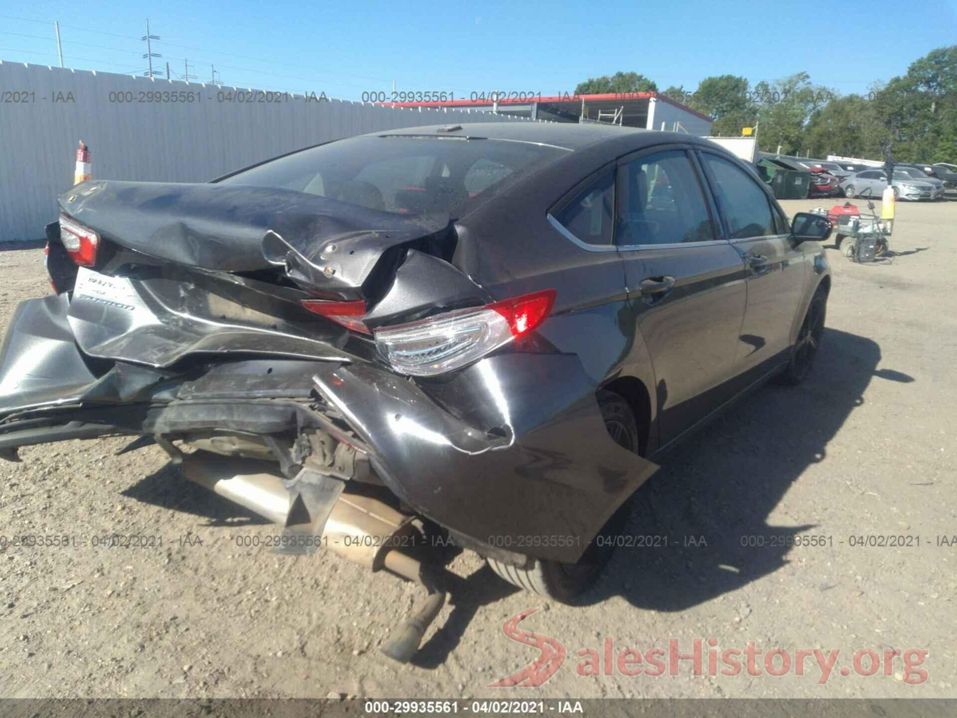 3FA6P0HD7GR102263 2016 FORD FUSION