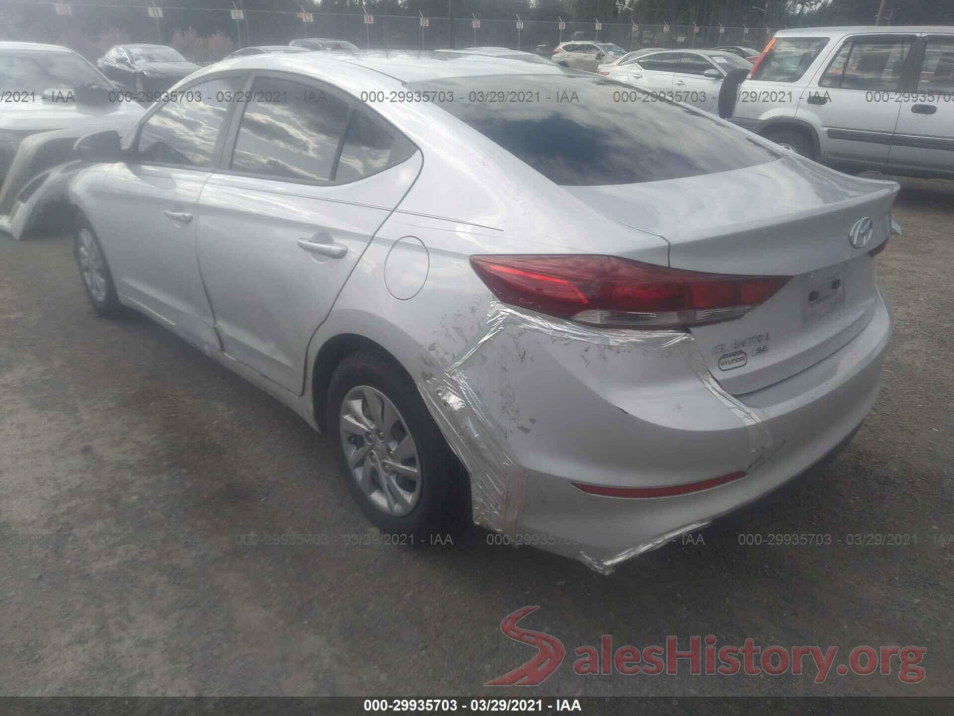 KMHD74LF9JU525178 2018 HYUNDAI ELANTRA