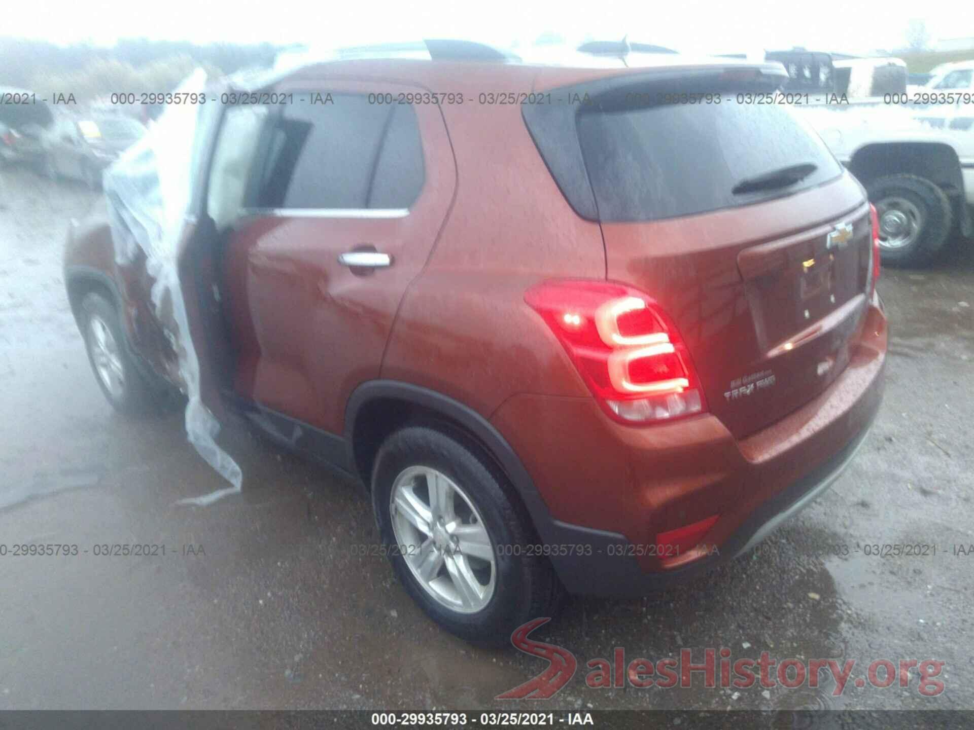 3GNCJPSB1KL240897 2019 CHEVROLET TRAX