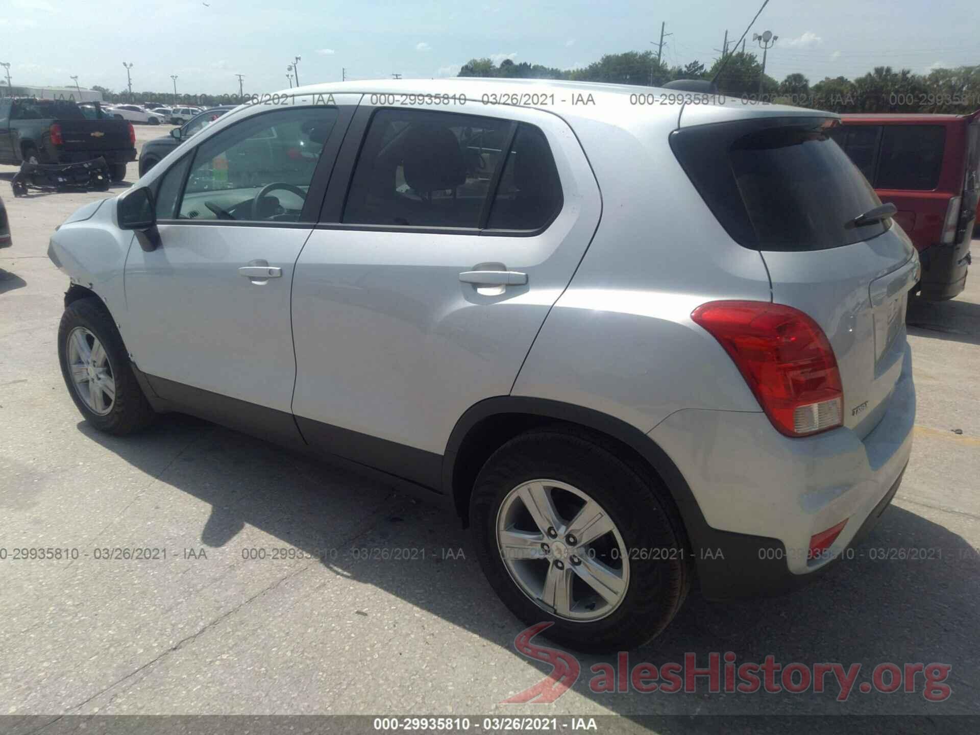 3GNCJKSB5LL333653 2020 CHEVROLET TRAX