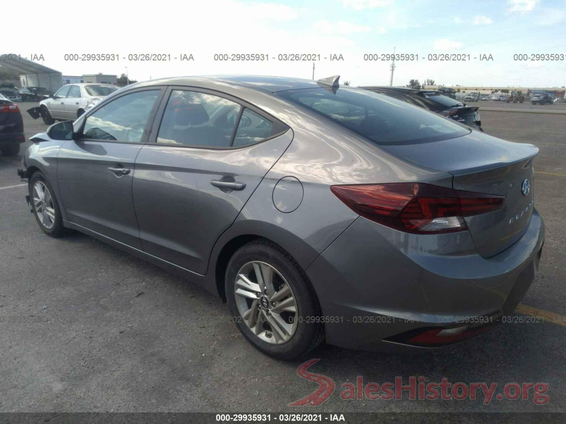 5NPD84LF1LH522709 2020 HYUNDAI ELANTRA