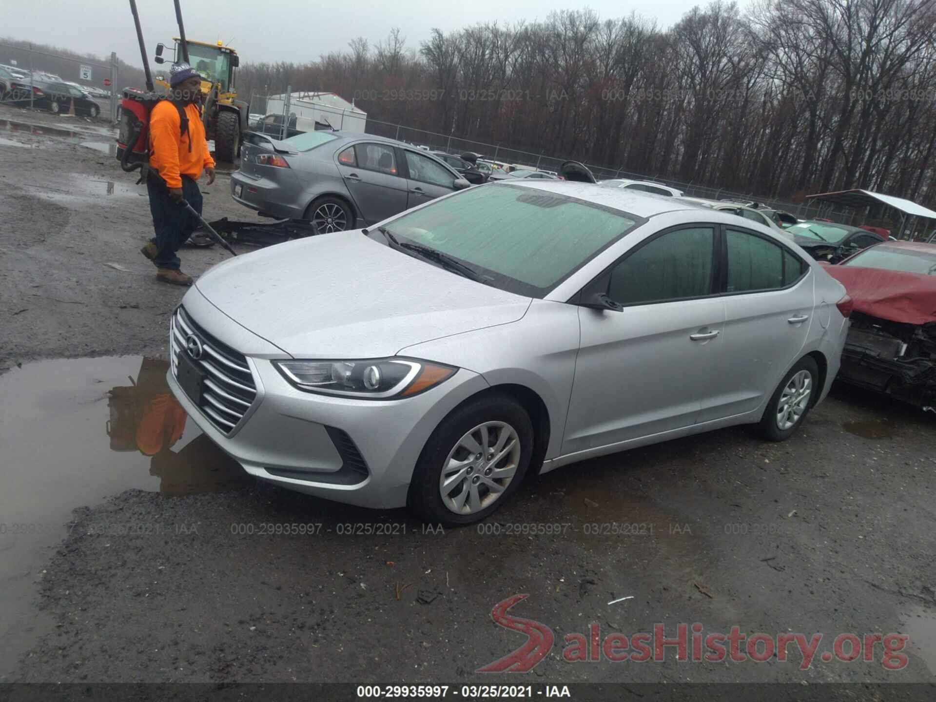 KMHD74LF3HU072041 2017 HYUNDAI ELANTRA