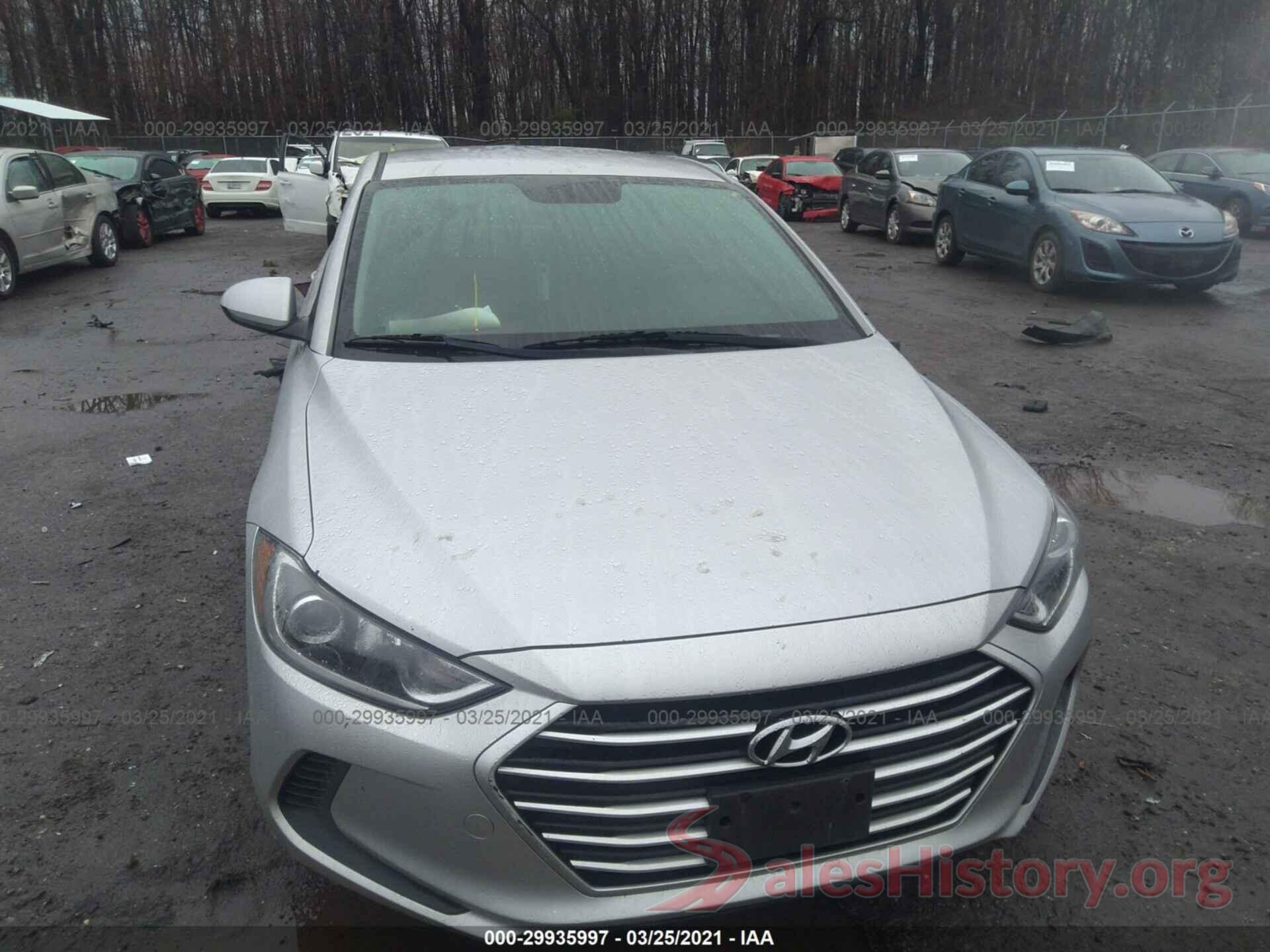 KMHD74LF3HU072041 2017 HYUNDAI ELANTRA