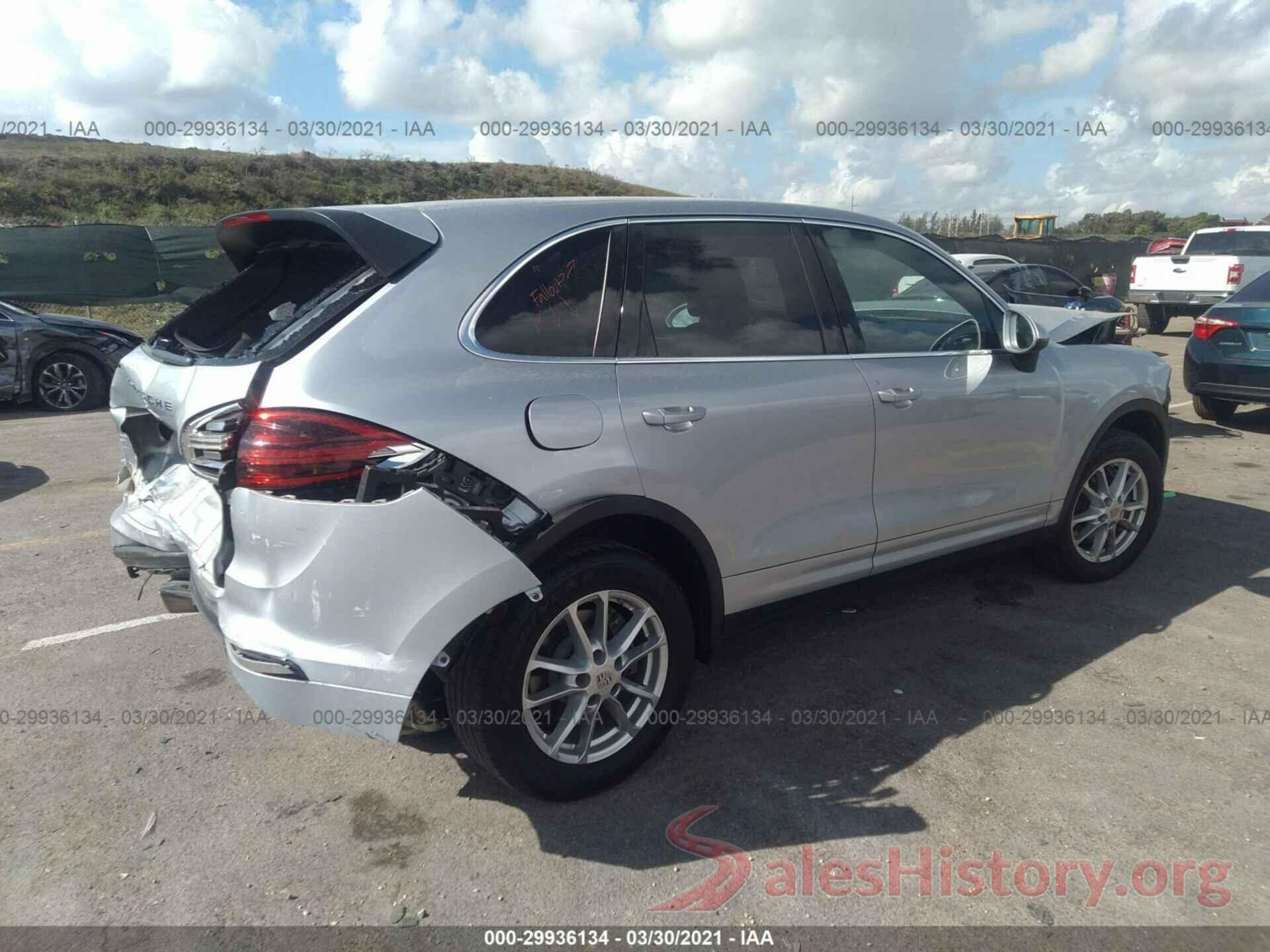 WP1AA2A28GLA04351 2016 PORSCHE CAYENNE