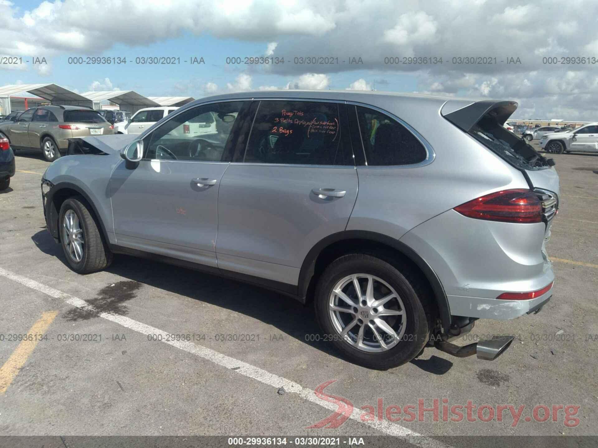 WP1AA2A28GLA04351 2016 PORSCHE CAYENNE