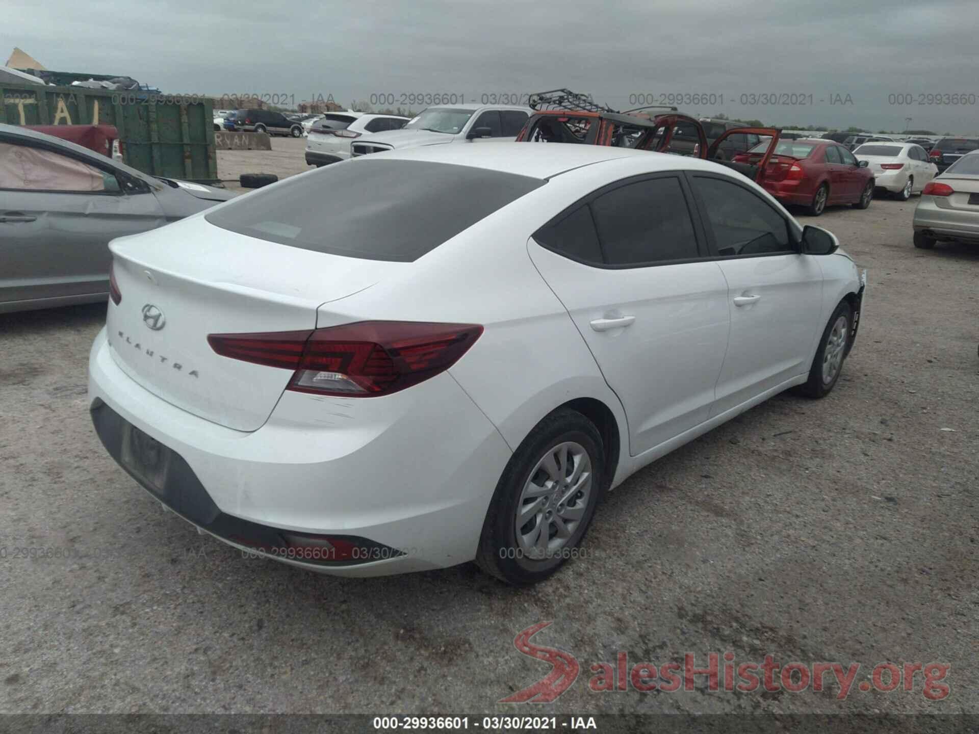 5NPD74LF5LH499311 2020 HYUNDAI ELANTRA