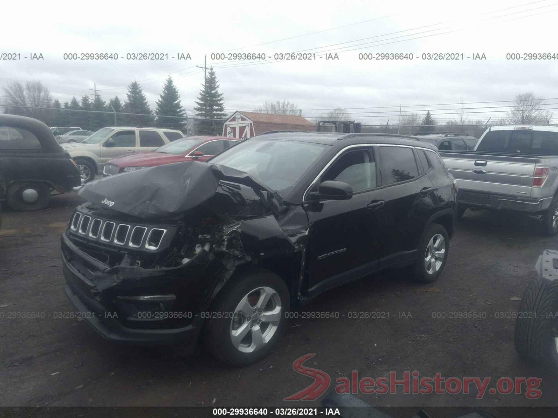 3C4NJDBB0LT139156 2020 JEEP COMPASS