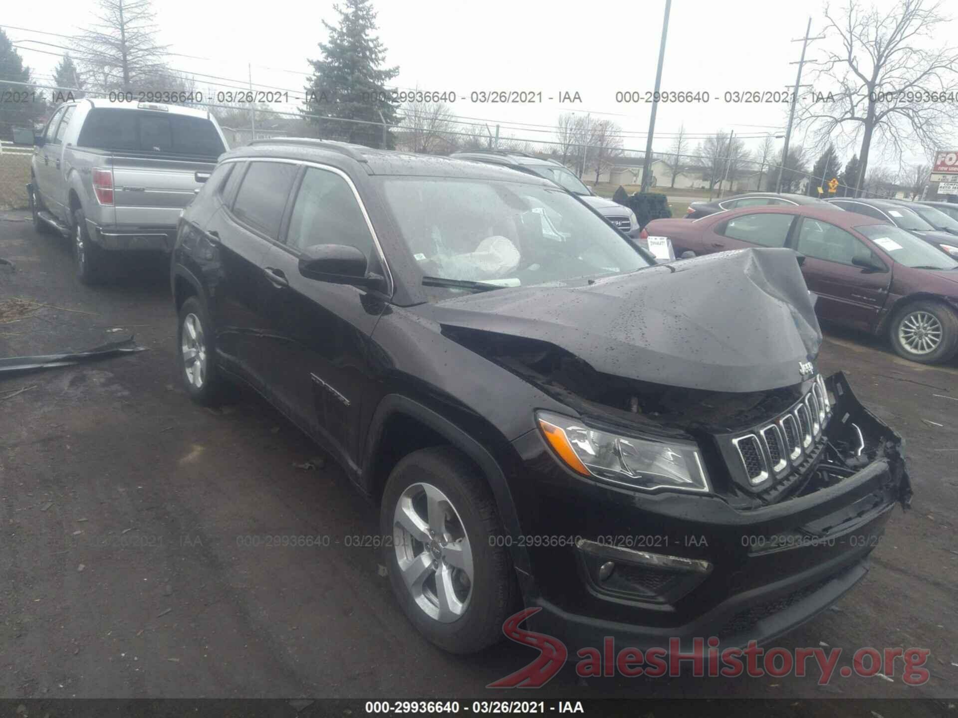 3C4NJDBB0LT139156 2020 JEEP COMPASS