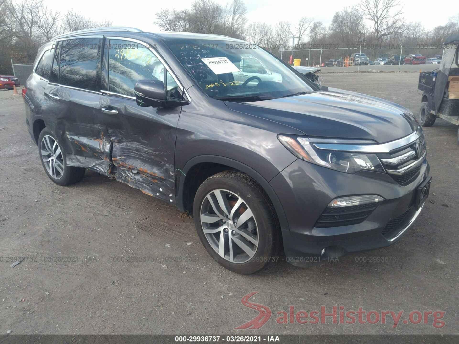 5FNYF6H98HB066834 2017 HONDA PILOT