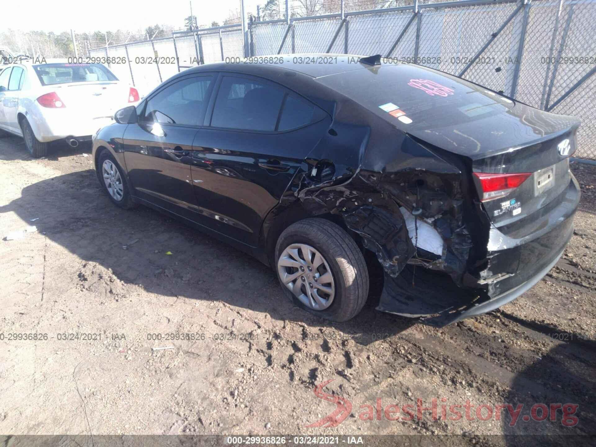 5NPD74LF9HH154273 2017 HYUNDAI ELANTRA