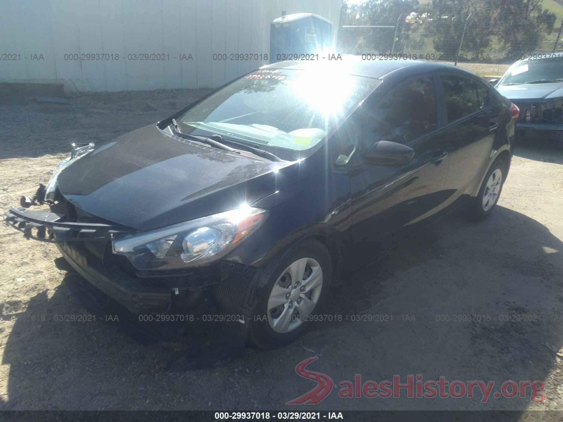 KNAFK4A65G5617466 2016 KIA FORTE